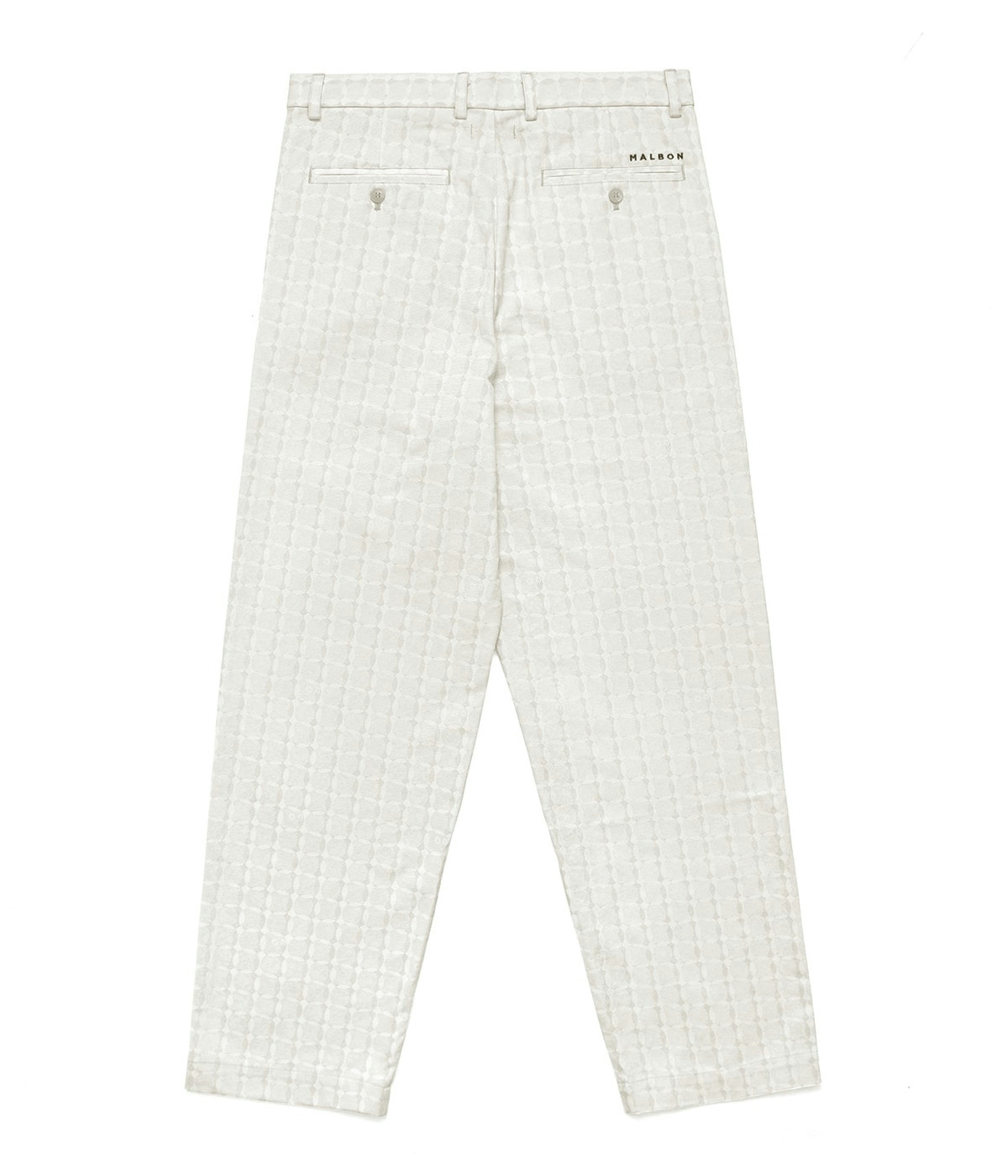 Malbon Golf Bukser Rattan Chino Blanc 2