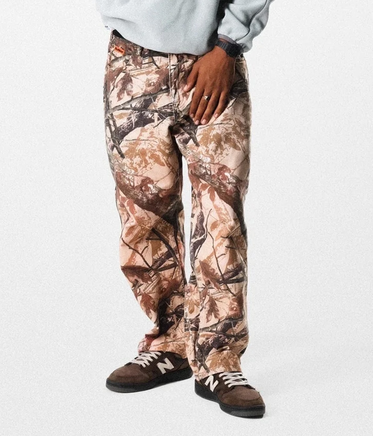 Jeans Foliage Camo Denim