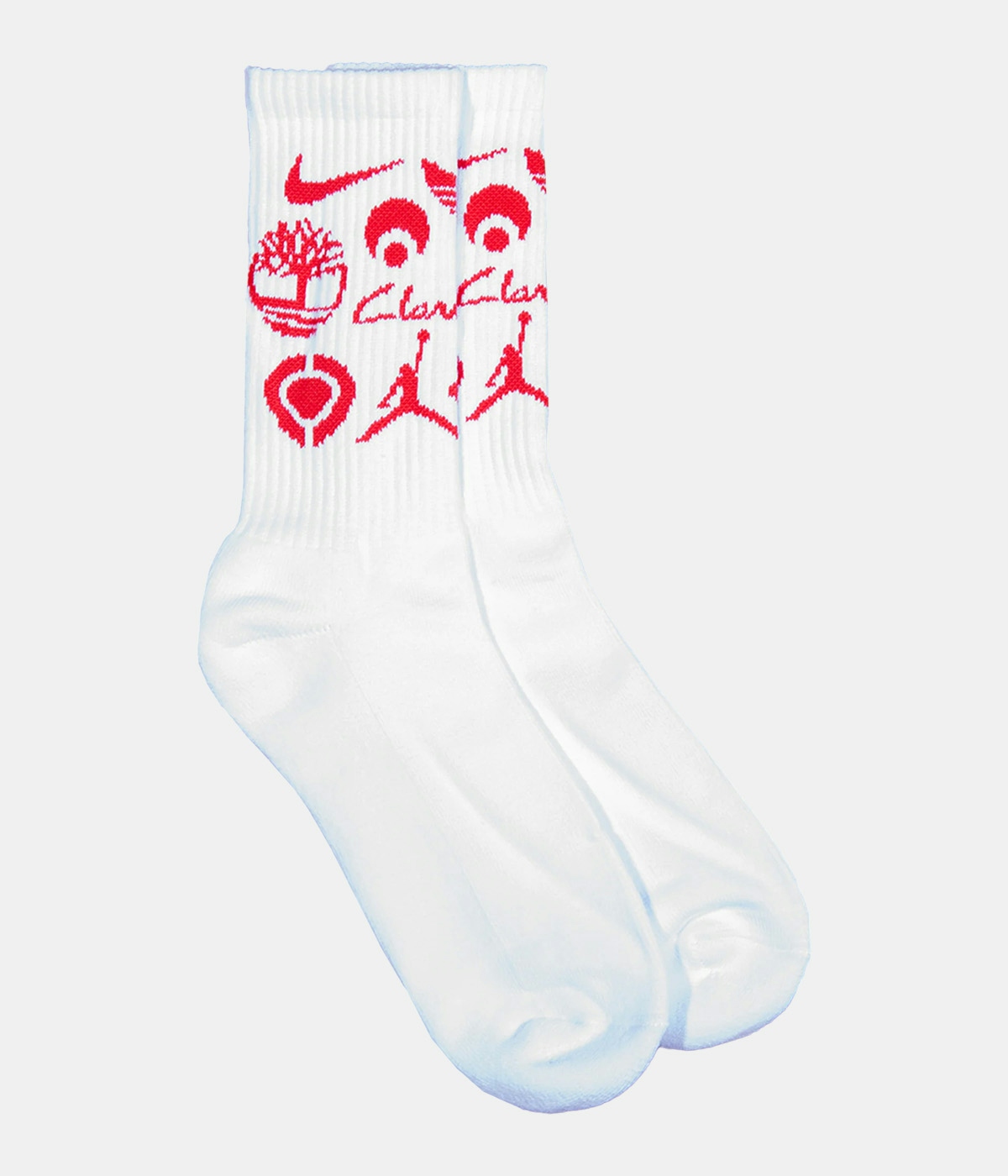 Classic Grip Sponsor Socks White 2