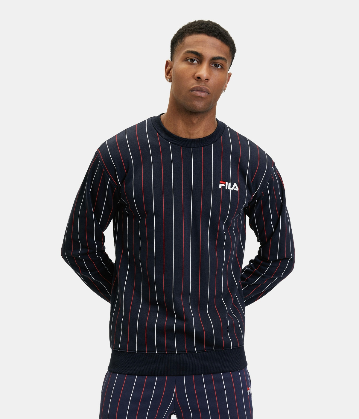 Sweater Lobito pinstriped crew