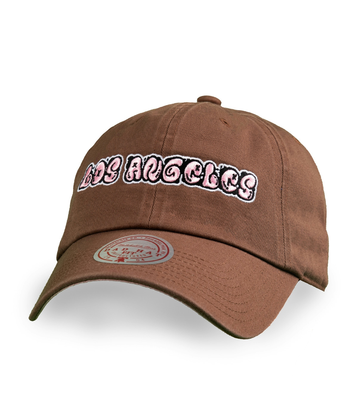 Mitchell & Ness Cap Bouble Dad Hat - Own Brand Brown/Pink 1