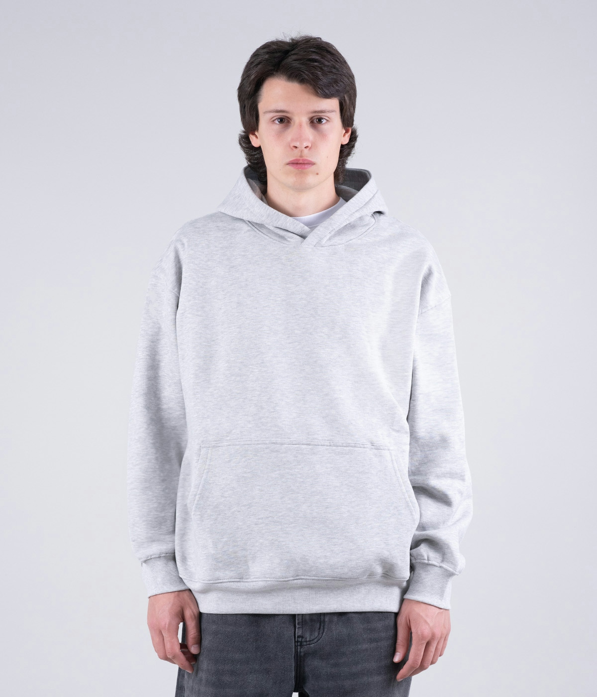 Streetworld Hoodie Streetworld Classic Grey Melange 1