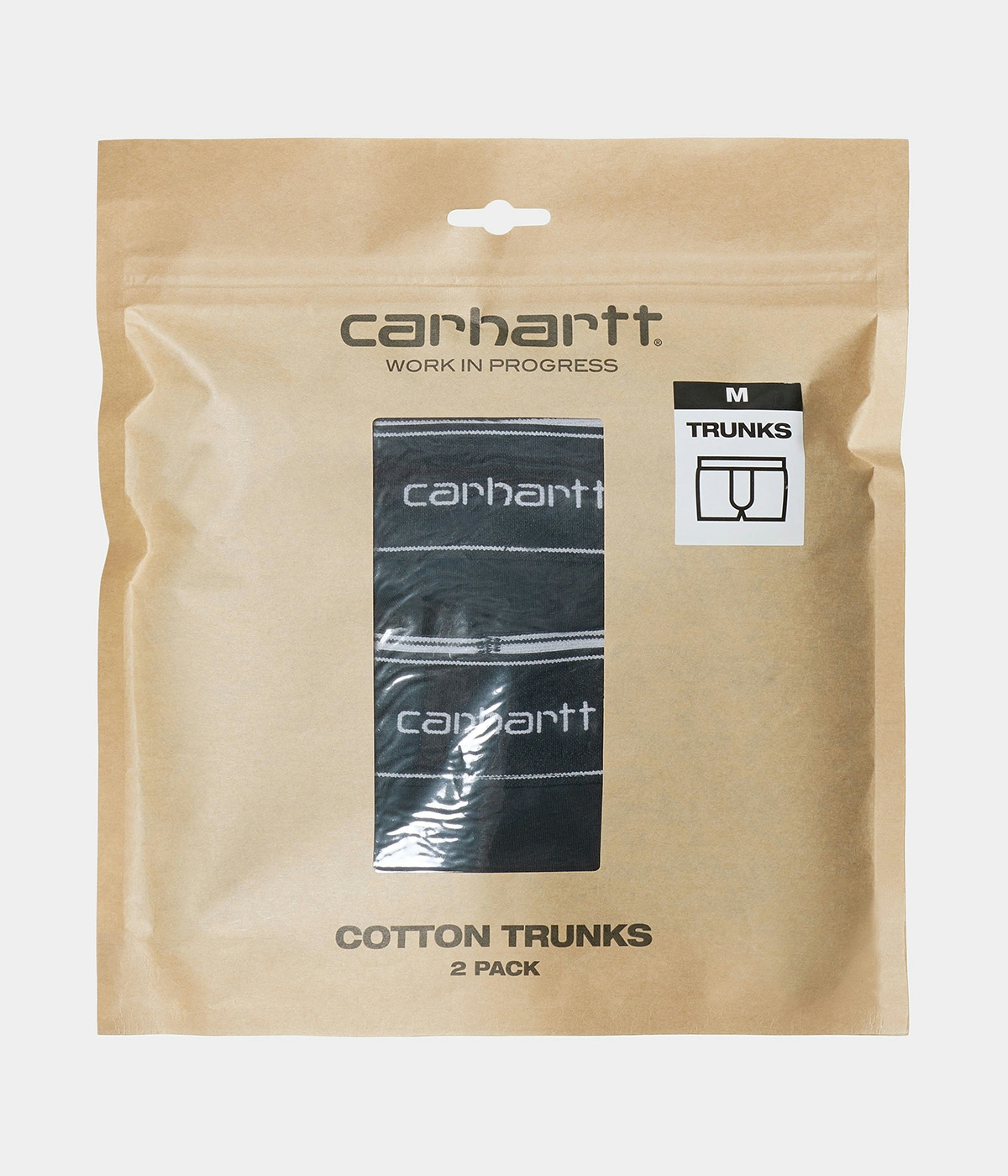 Carhartt Trunks Cotton 2-pack Black + Black 2