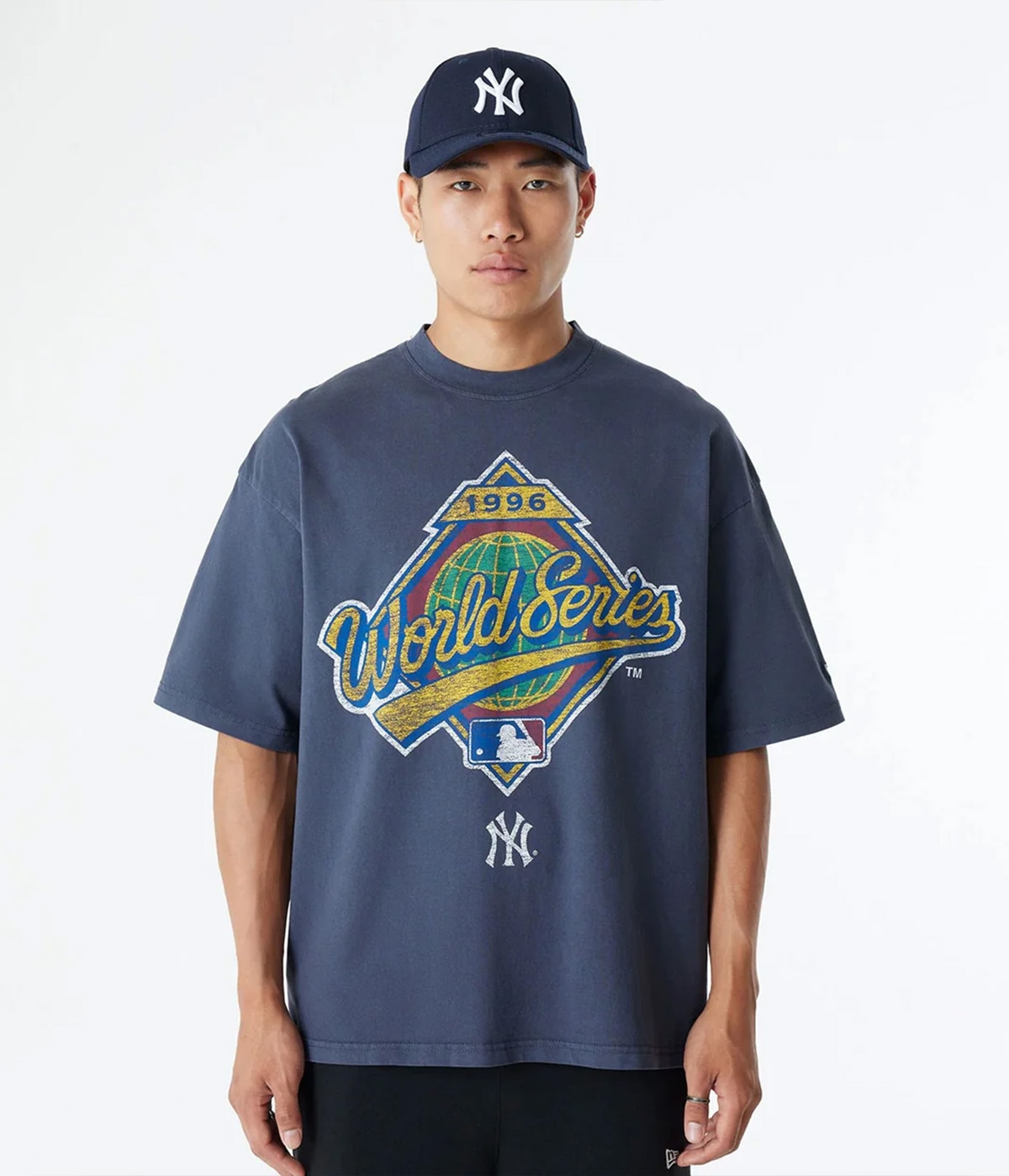 New Era T-shirt New York Yankees Oversized Essential Navy 1