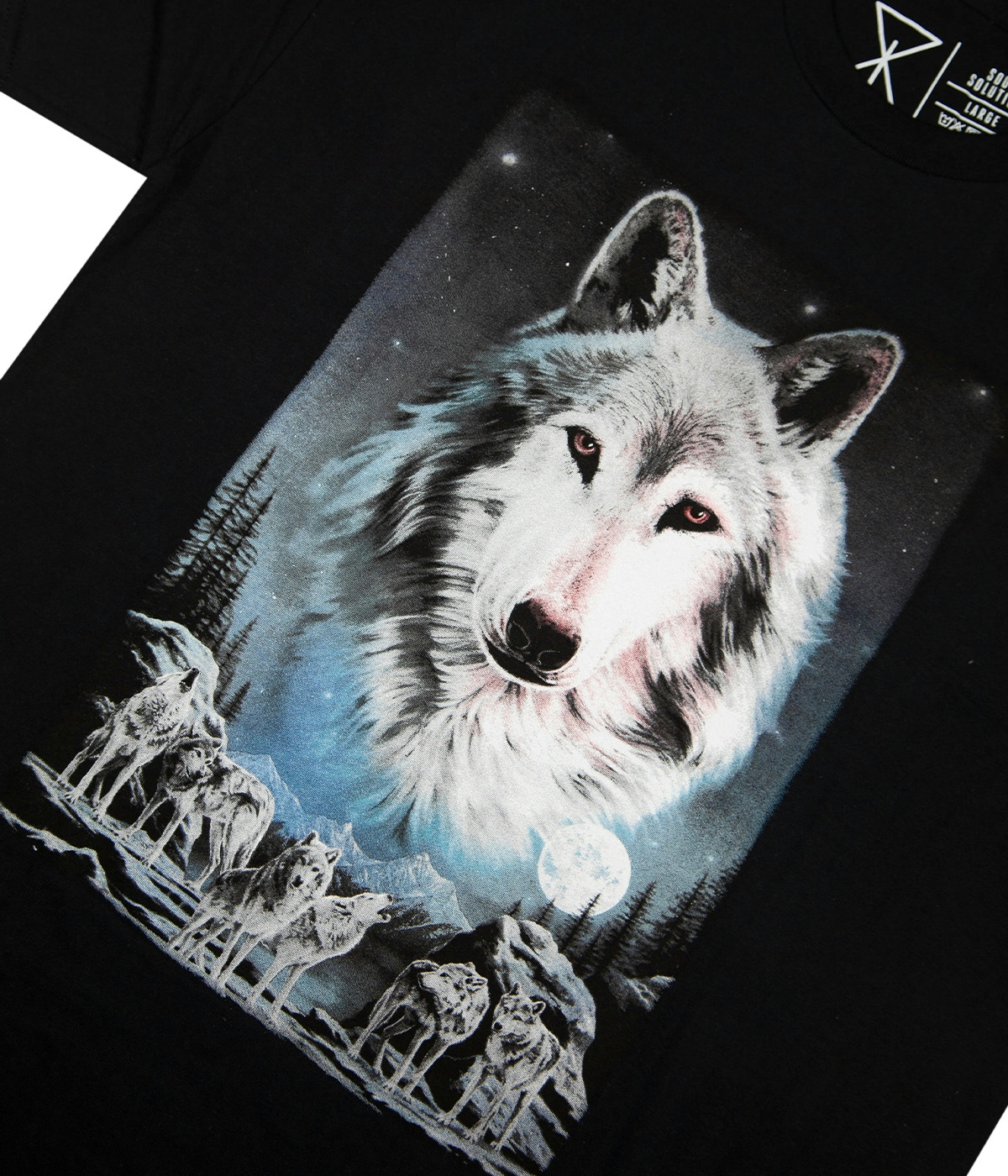 Sour Solution T-Shirt Wolf Tee Black 2