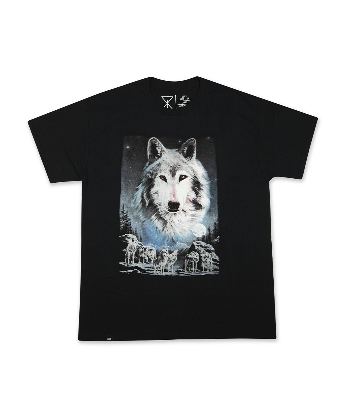 Sour Solution T-Shirt Wolf Tee Black 1