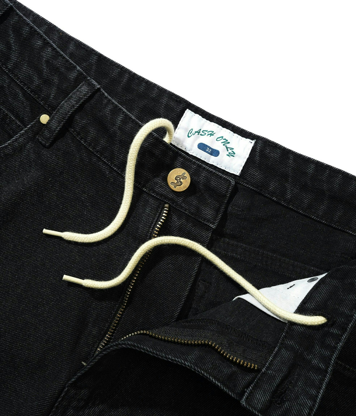 Cash Only Jeans Bone Denim Black 6