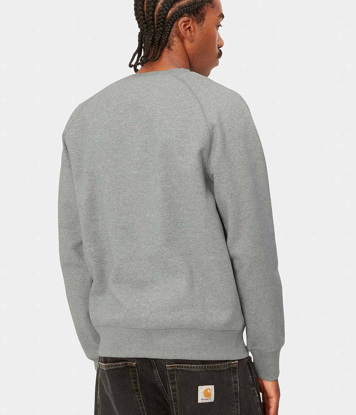 Carhartt Sweater Chase Grey Heather / Gold 2