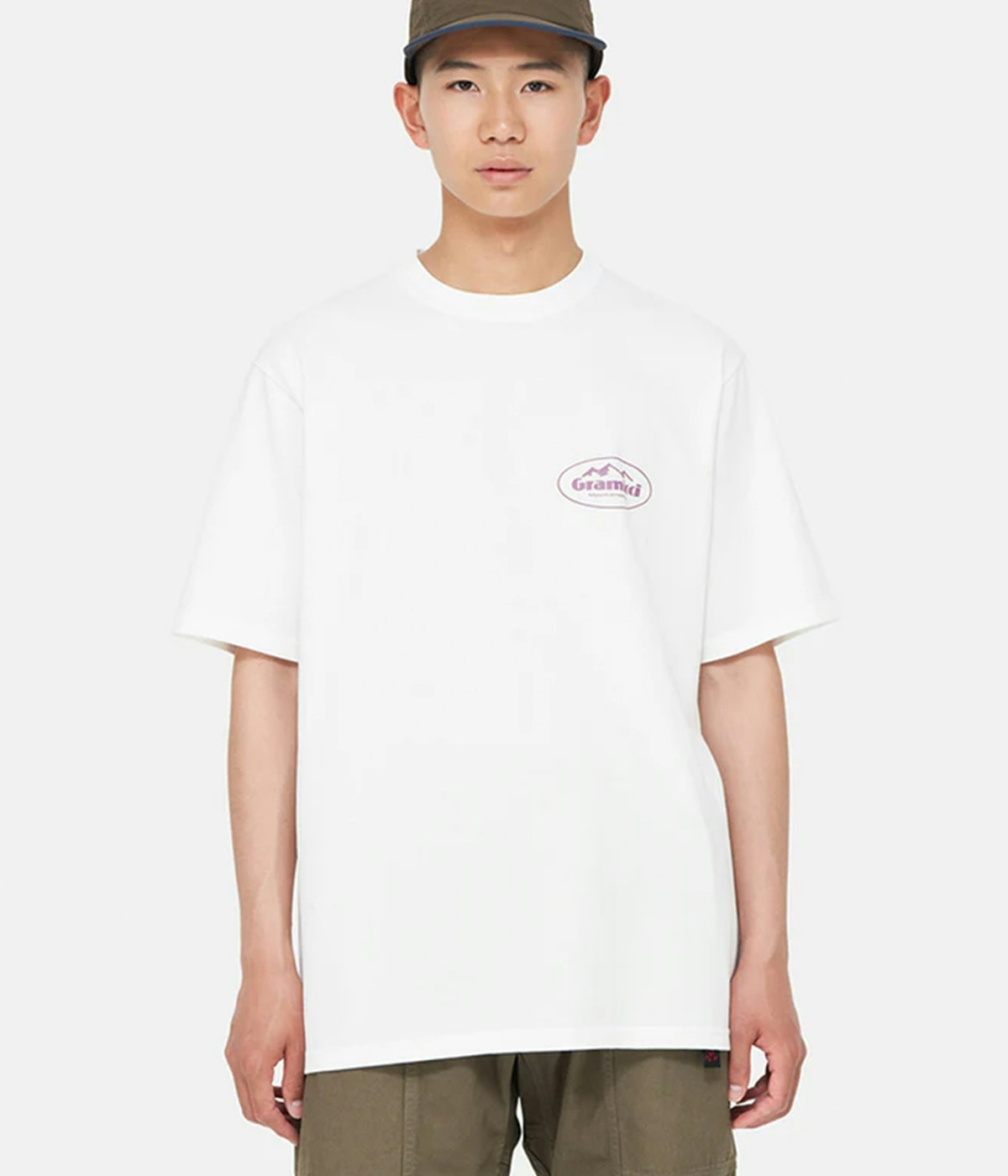 Gramicci T-shirt Mountaineering White