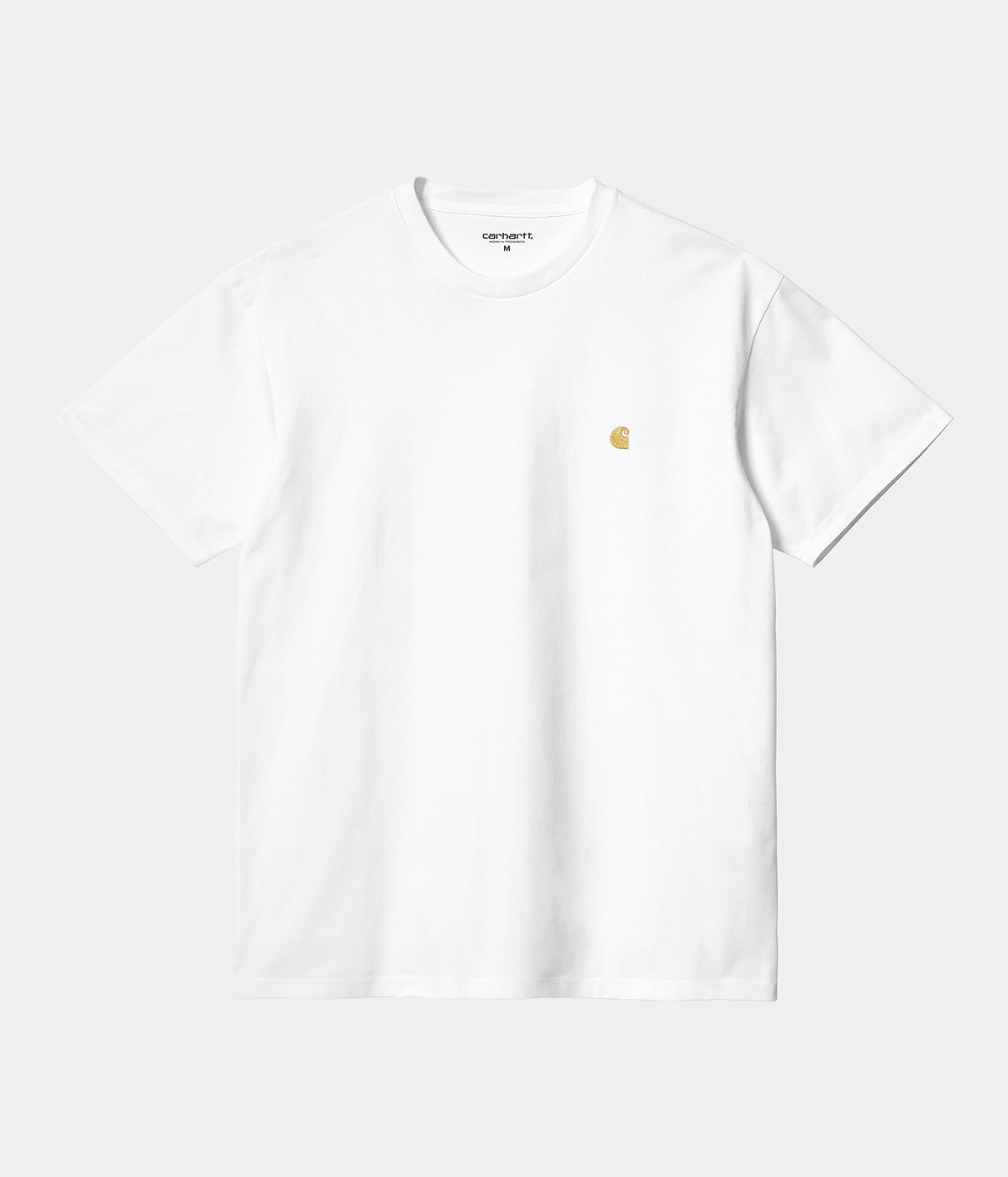 Carhartt T-shirt S/S Chase White/Gold 3