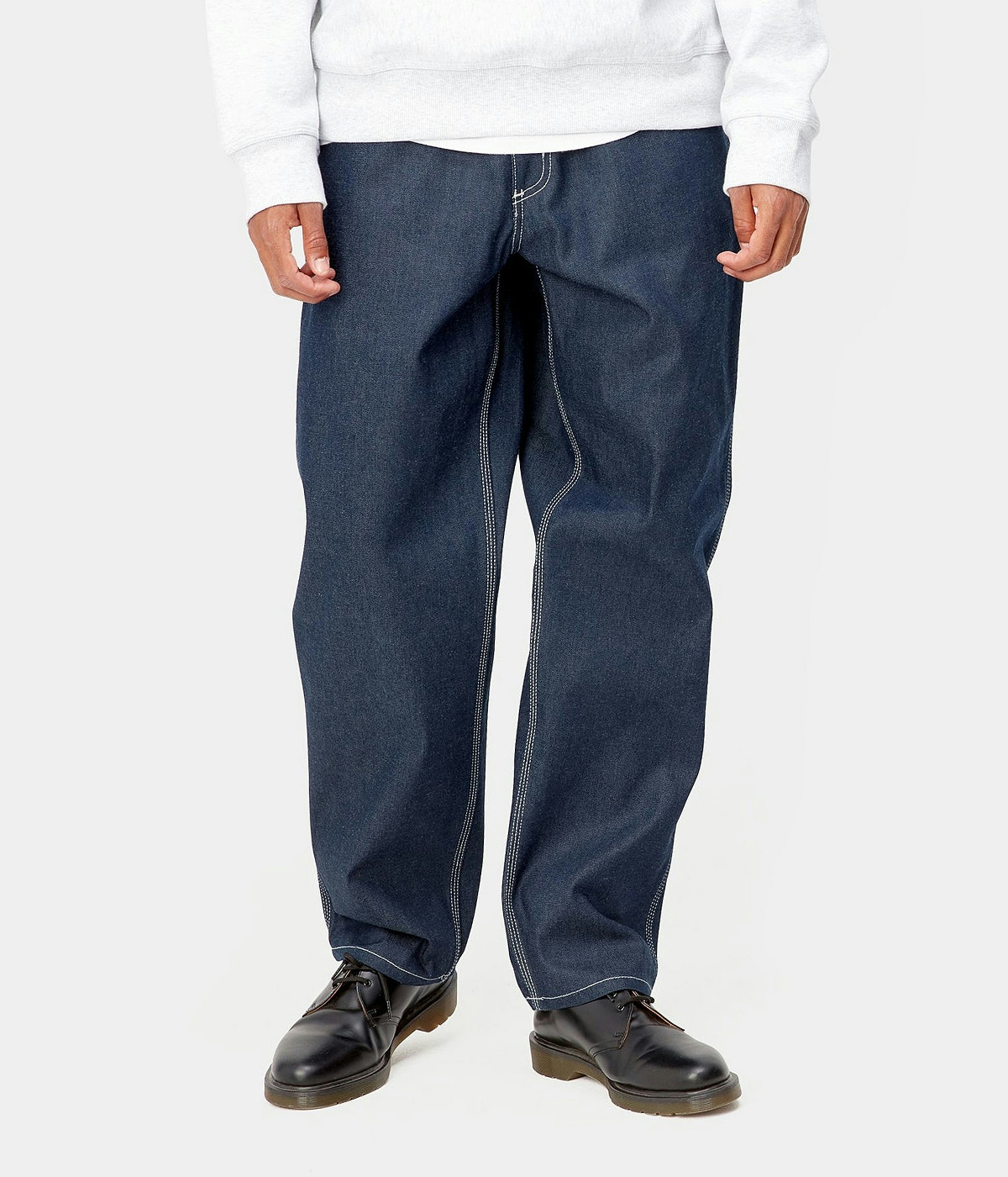 Carhartt Pants Simple Blue rigid