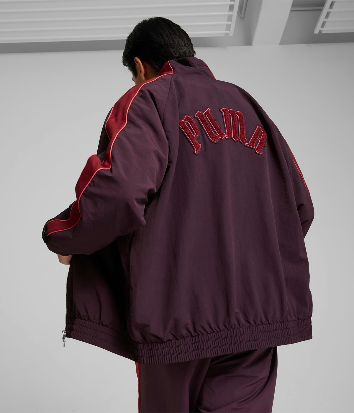 Puma Track Jacket T7 Play Paris Midnight Plum 2