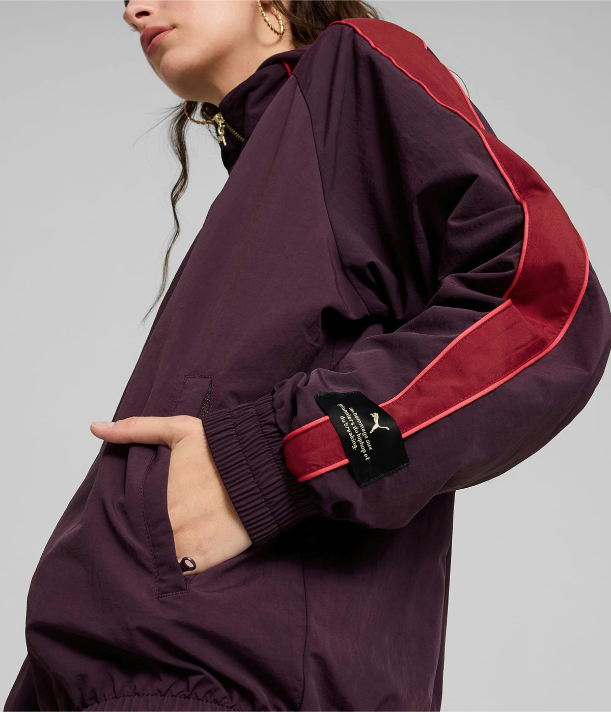 Puma Track Jacket T7 Play Paris Midnight Plum 3