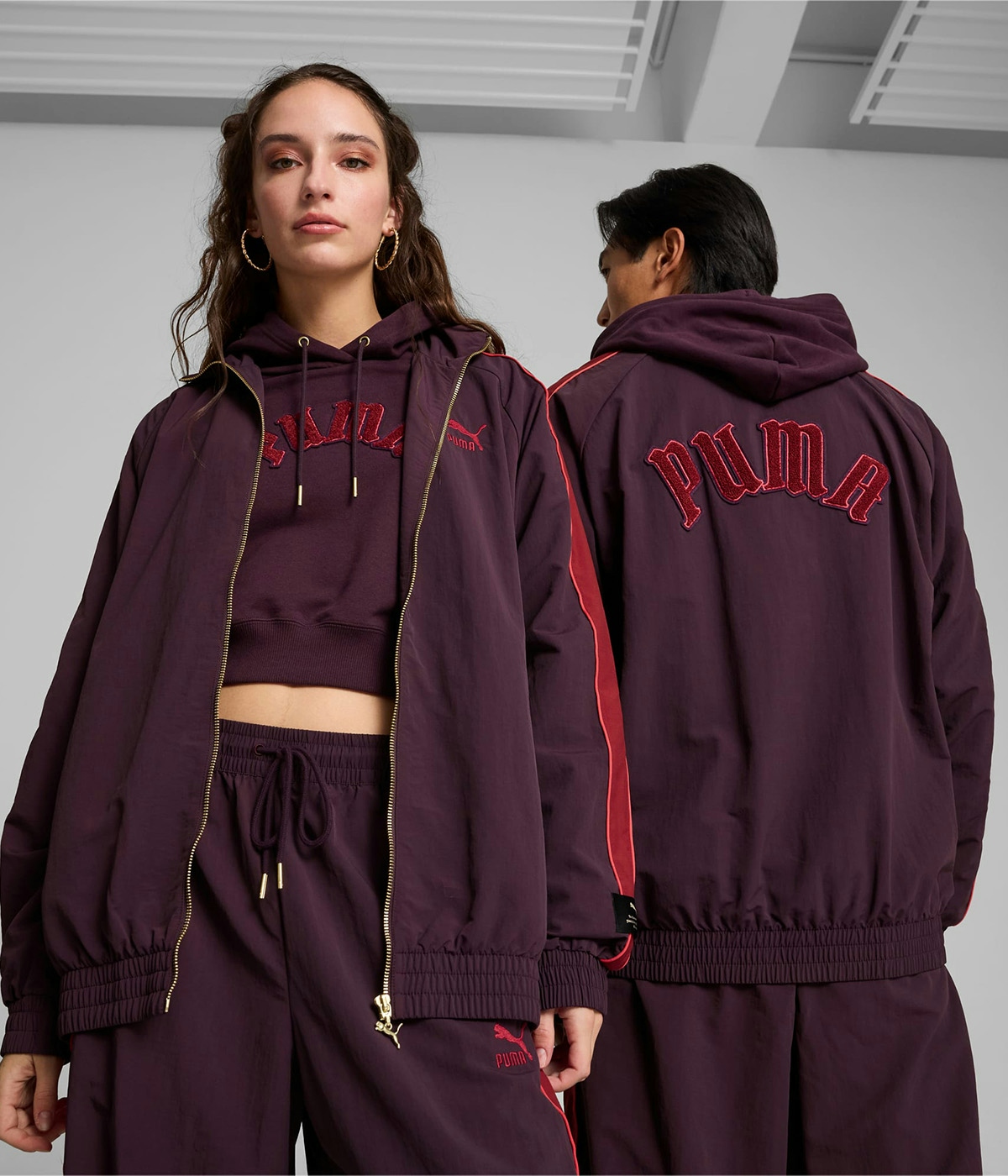 Puma Track Jacket T7 Play Paris Midnight Plum