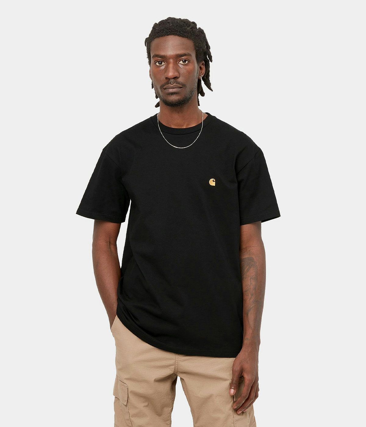 Carhartt T-shirt S/S Chase Black/Gold 1