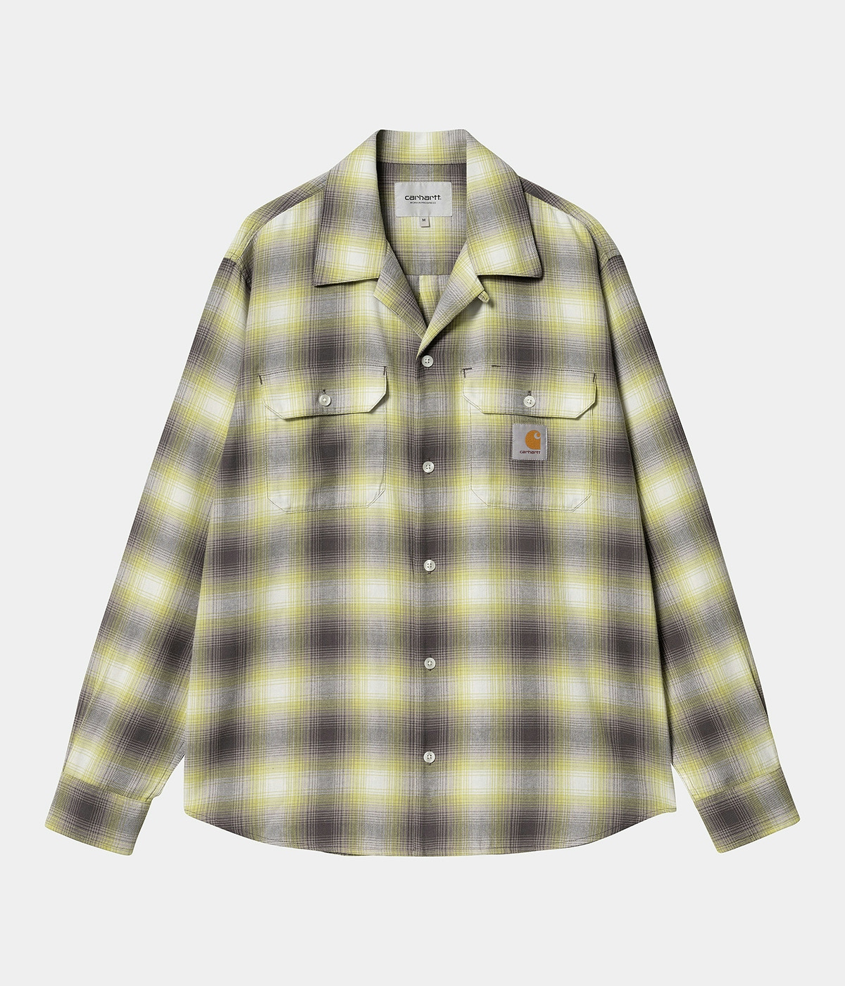 Carhartt Skjorte Blanchard L/S Blanchard Check, Arctic Lime 3