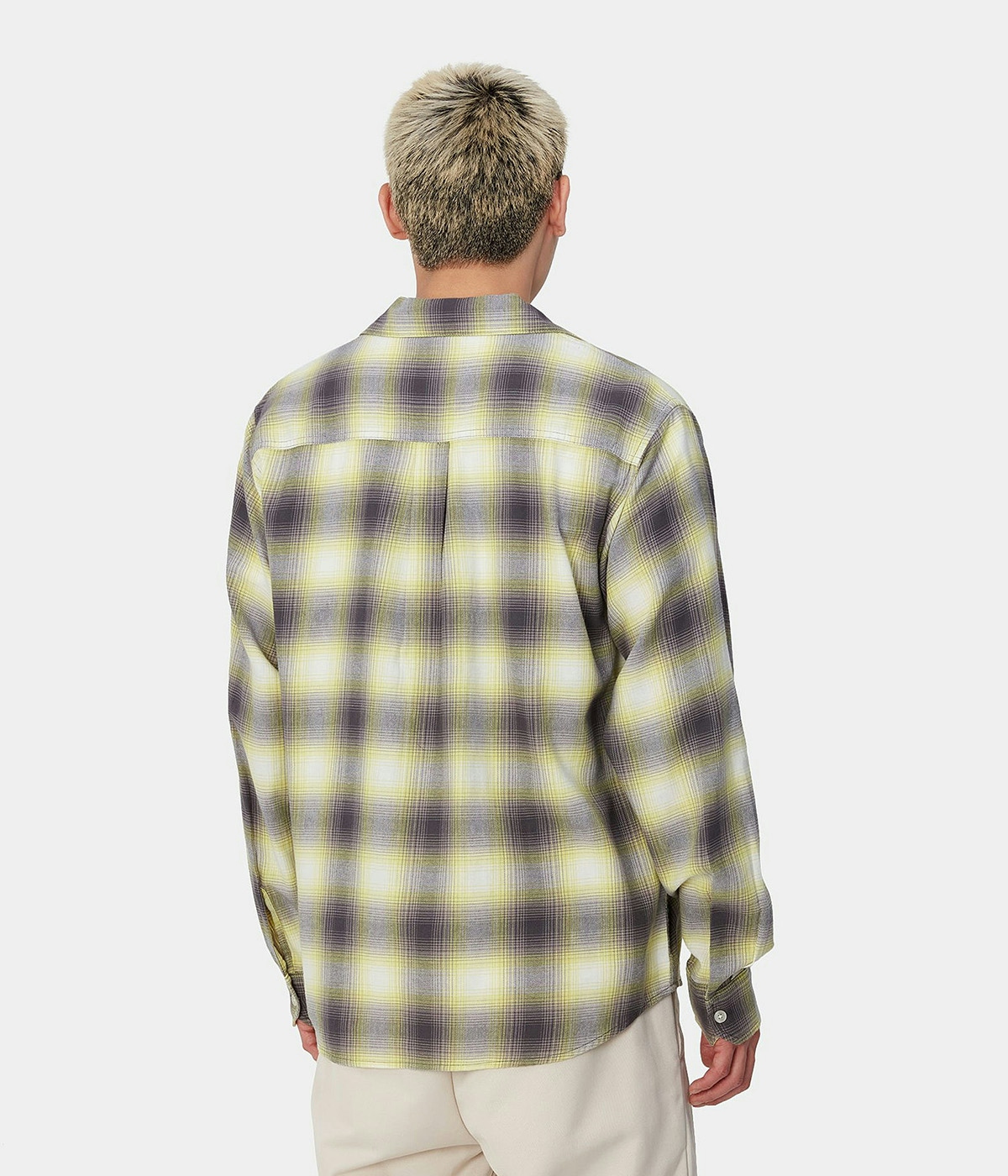 Carhartt Skjorte Blanchard L/S Blanchard Check, Arctic Lime 2