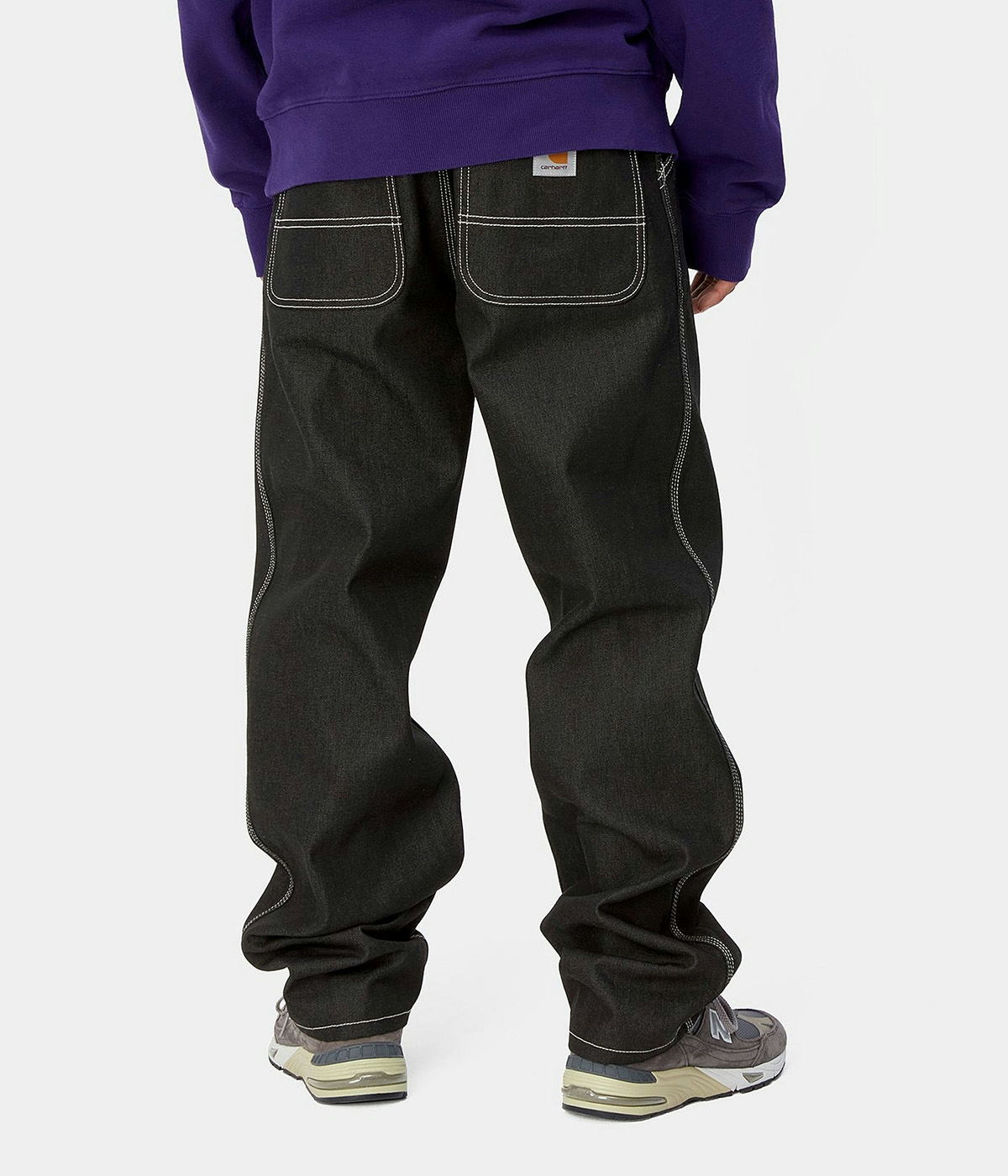 Carhartt Pants Simple Black rigid 2