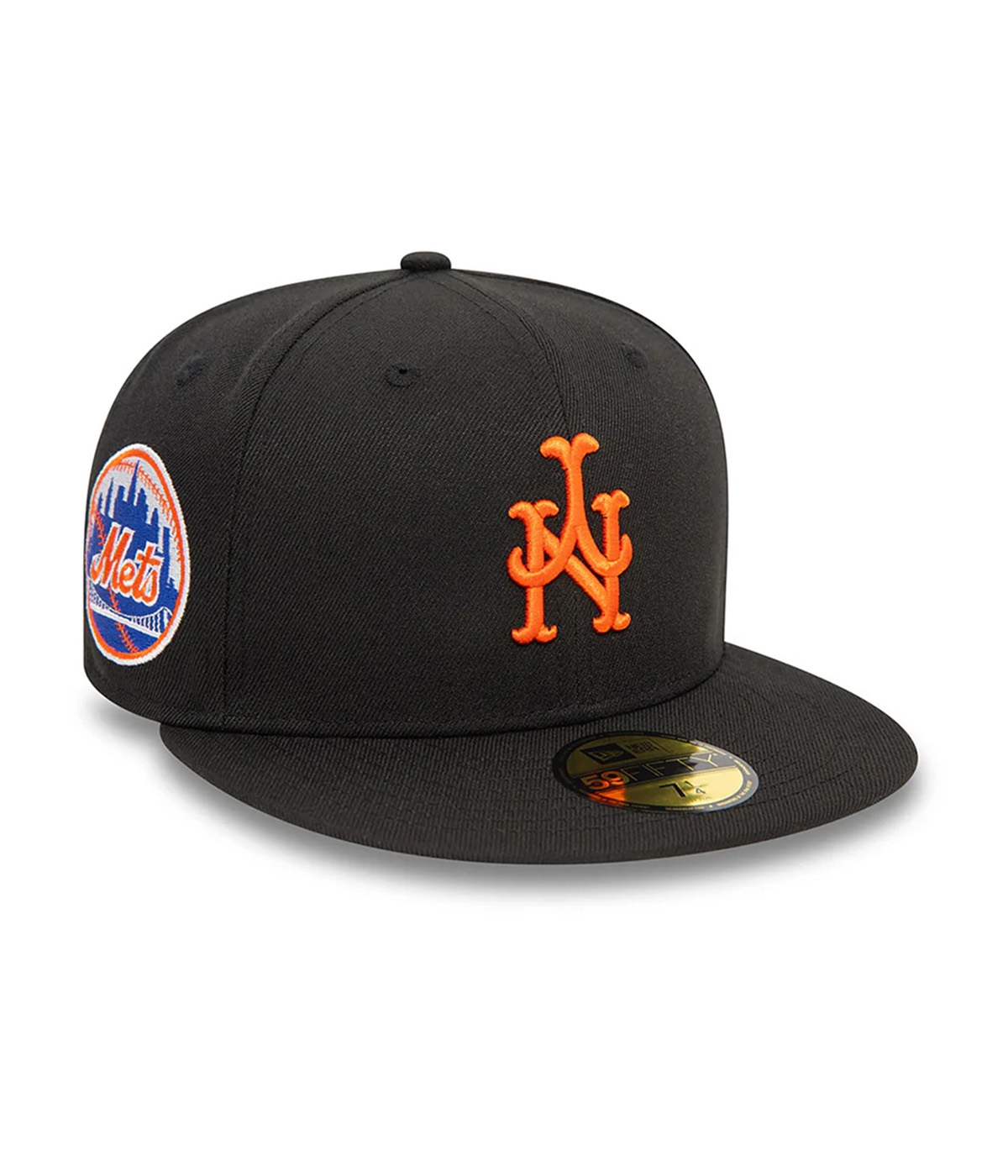 New Era Upside Down Aop 59fifty New York Mets Black