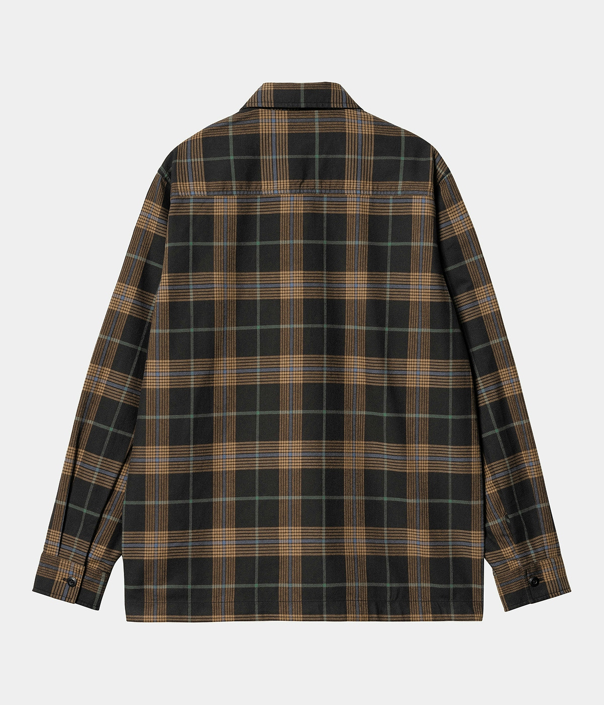 Carhartt Shirt L/S Hadley Hadley Check, Black 4