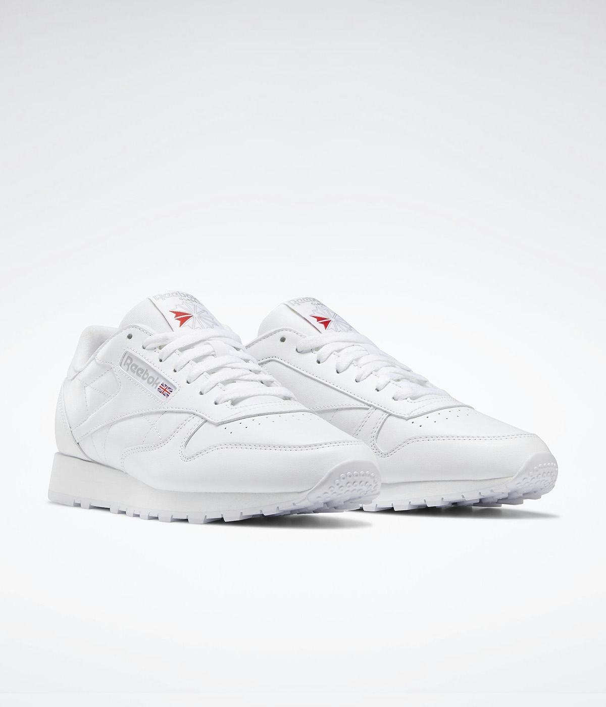 Reebok Sko CLASSIC LEATHER White/White/Grey 1