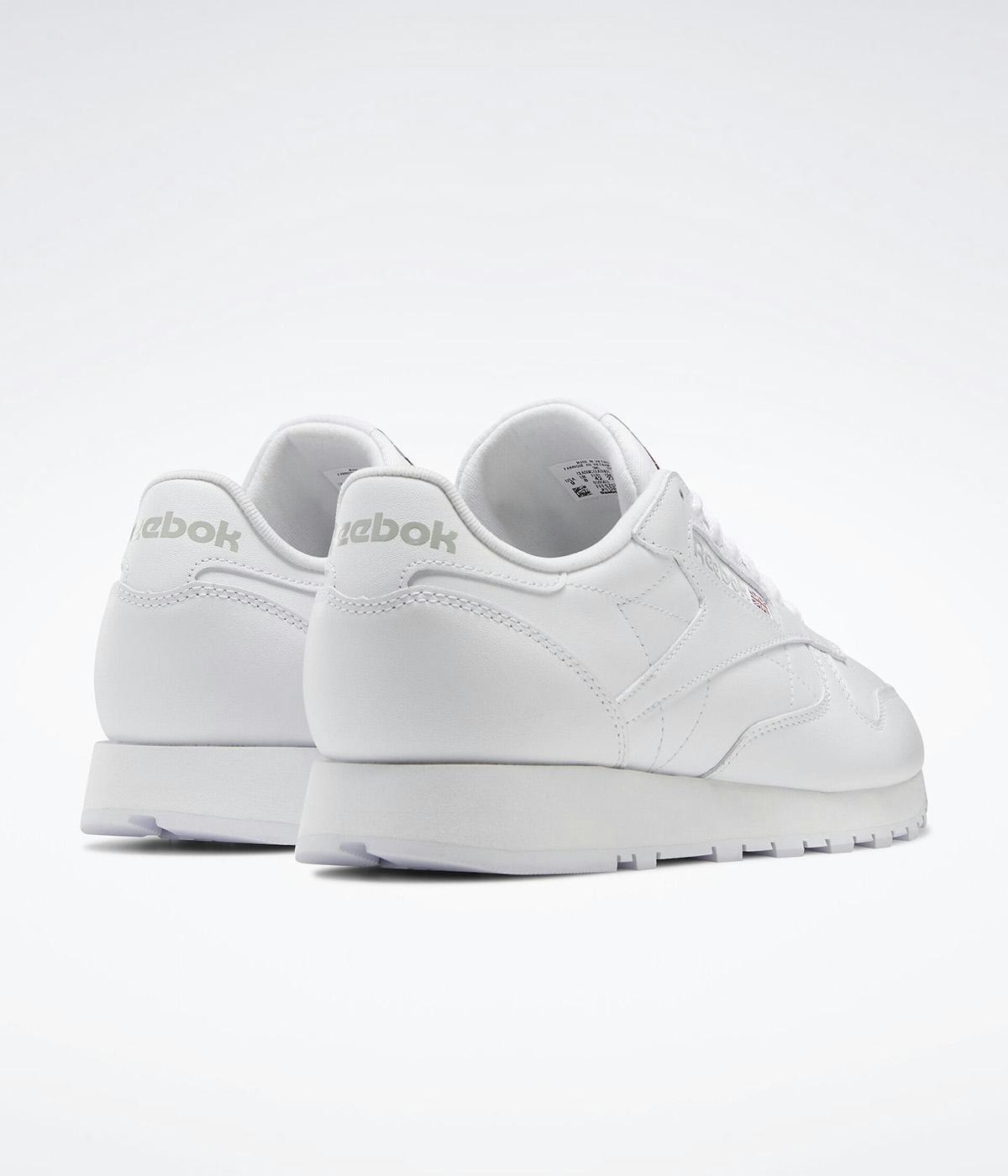 Reebok Sko CLASSIC LEATHER White/White/Grey 2