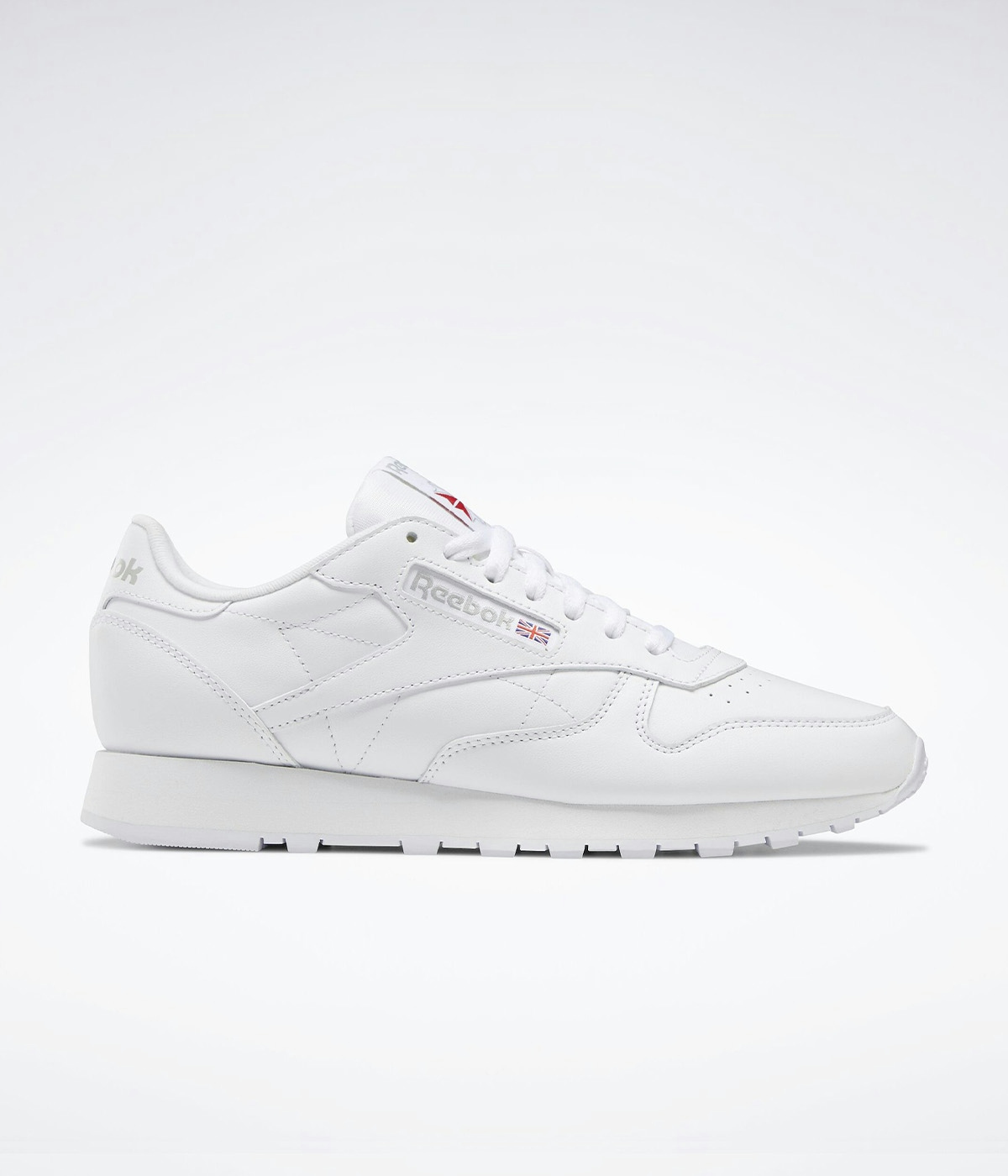 Reebok Skor CLASSIC LEATHER White/White/Grey 5