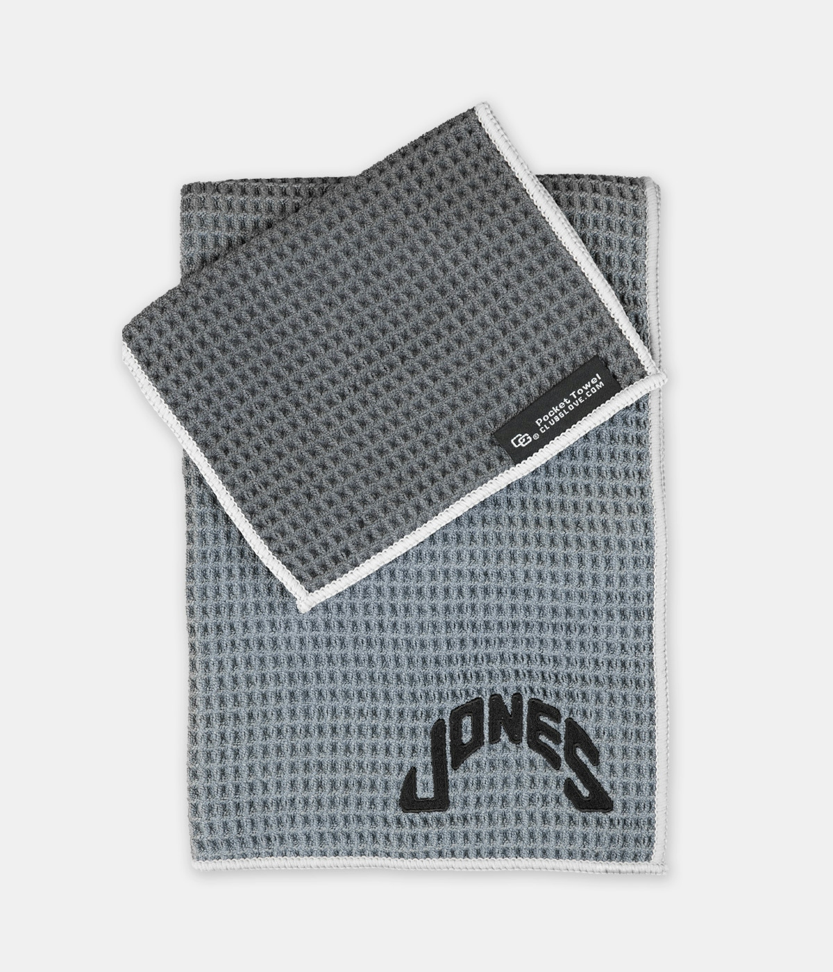 Jones Sports Co. Tour Towel Grey/Black.