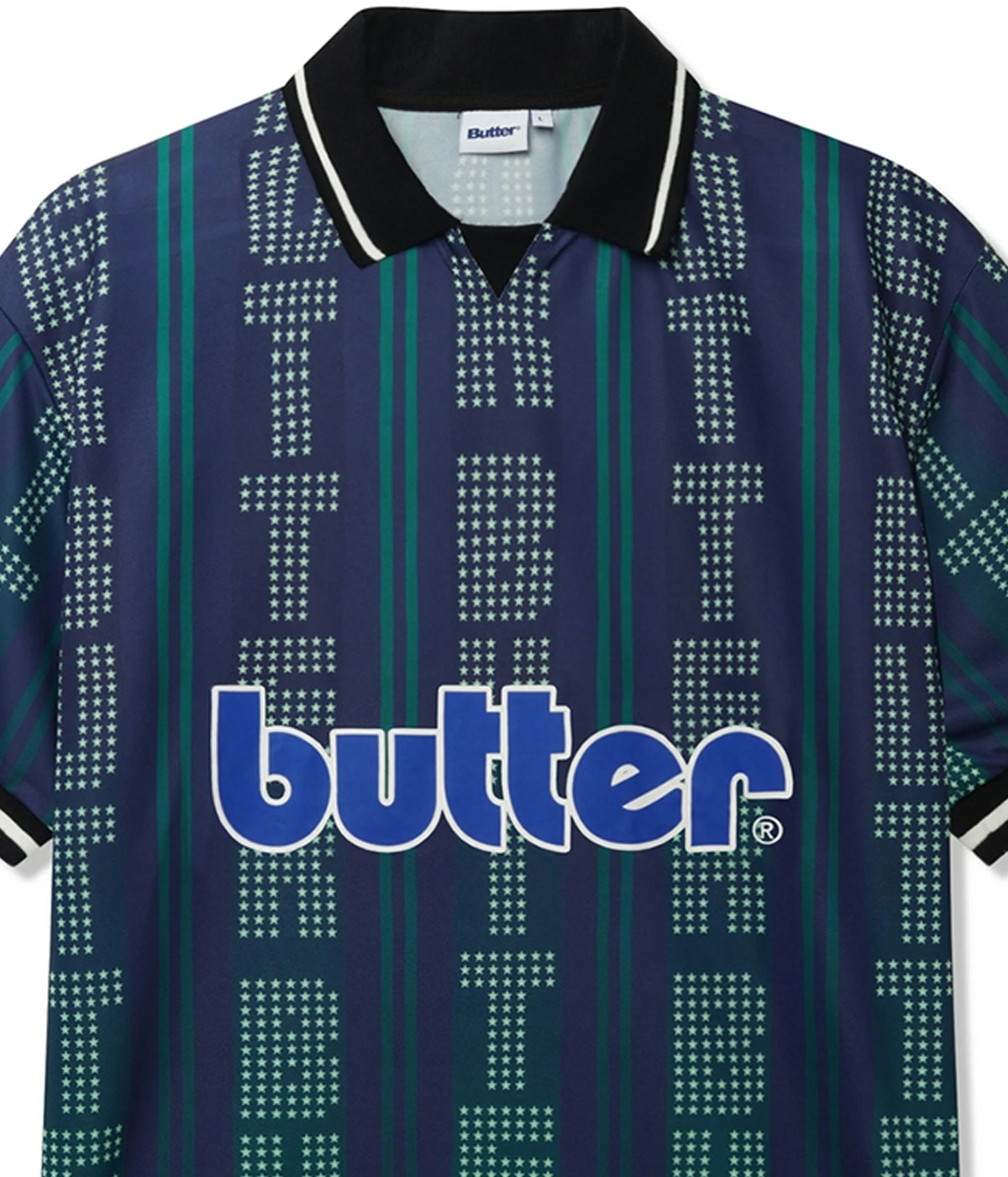 Butter Goods Jersey City Navy / Green 2