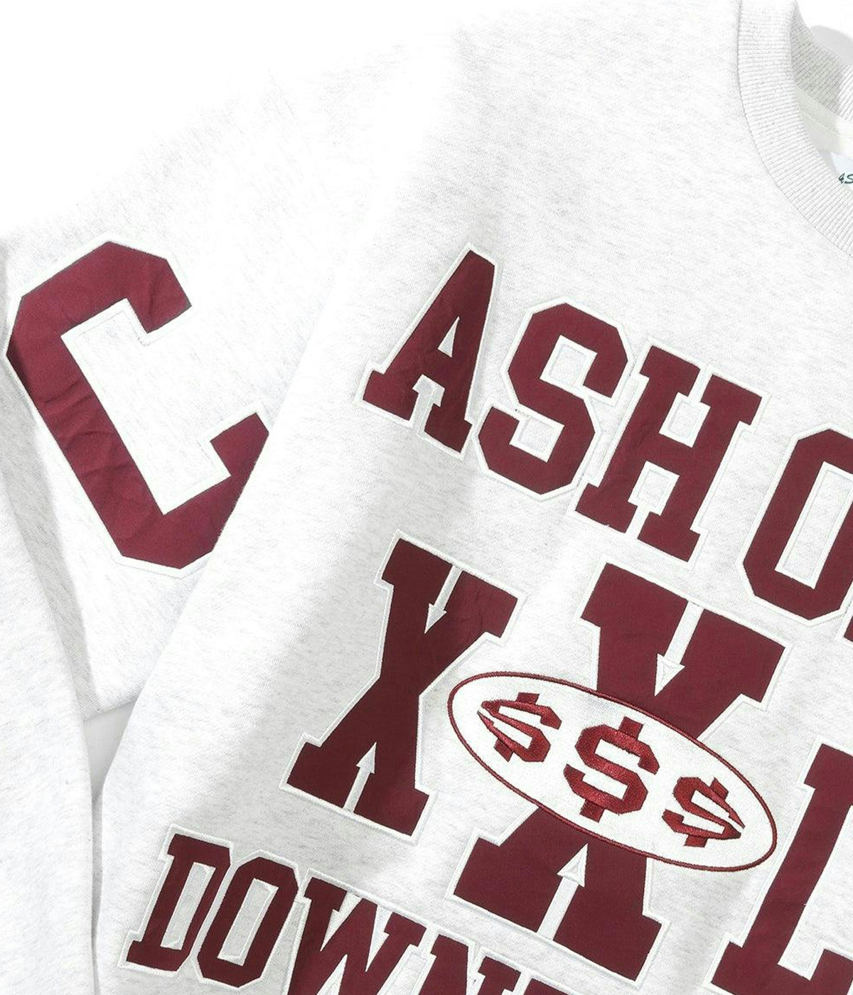 Cash Only Sweater Authority Crewneck Ash 2