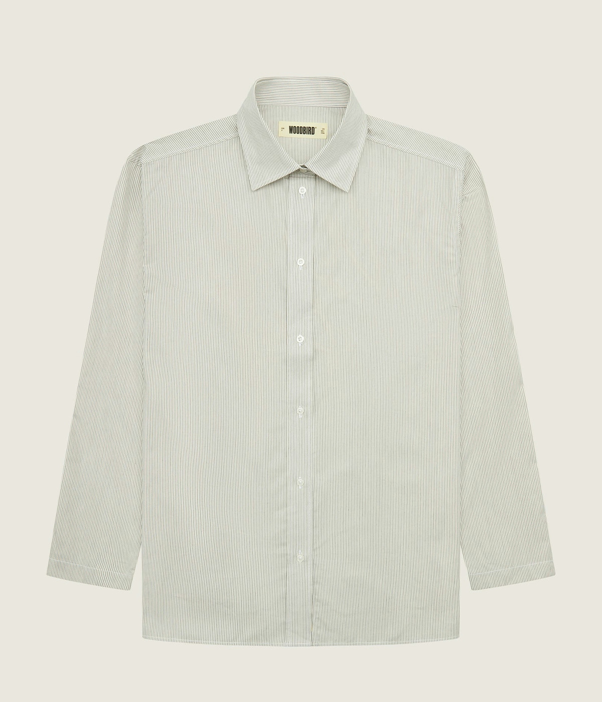 Woodbird Shirt Kim Italics White 4