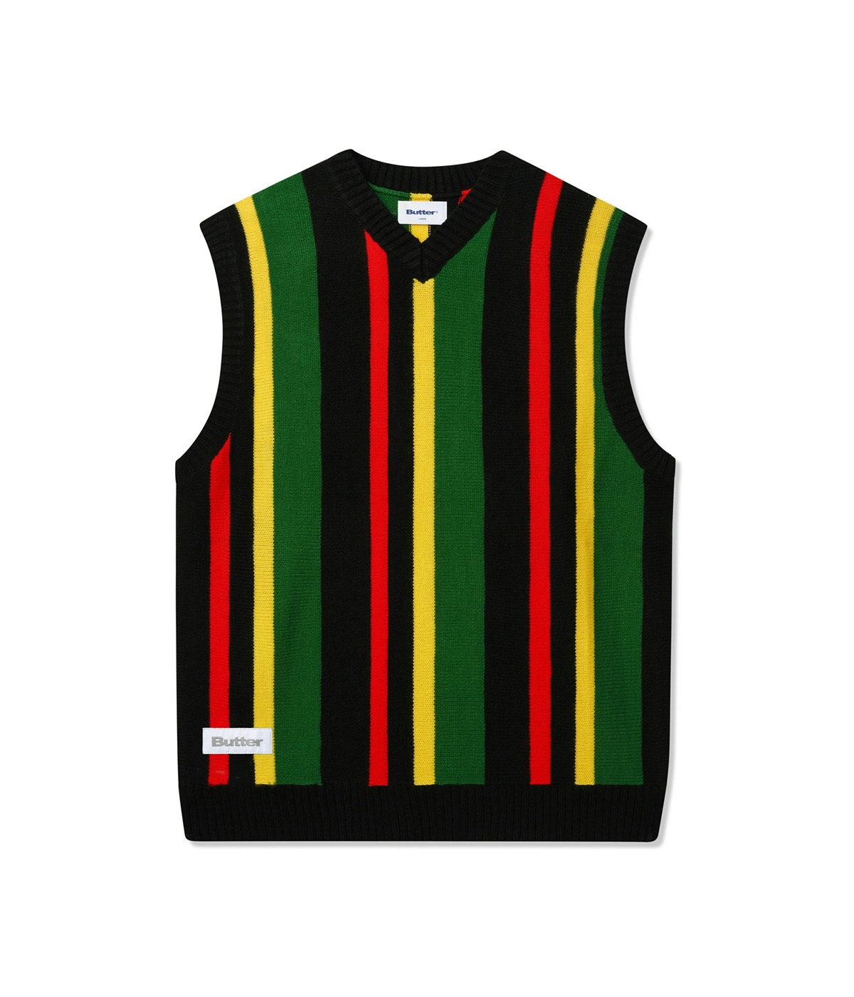 Butter Goods Knit Vest Kingston Black 4