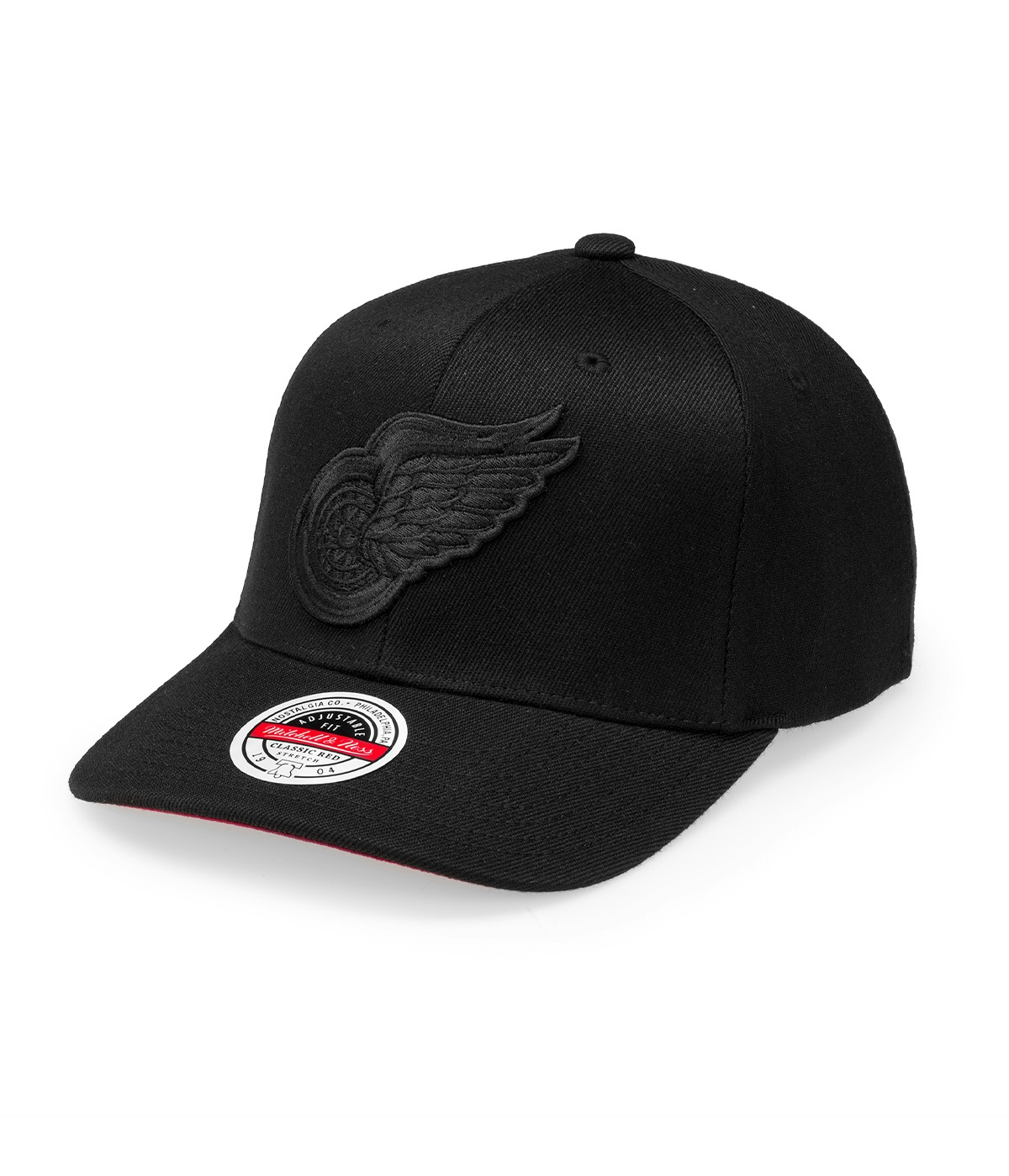 Mitchell & Ness Cap NHL Anniversary Patch Detroit Red Wings Black 1