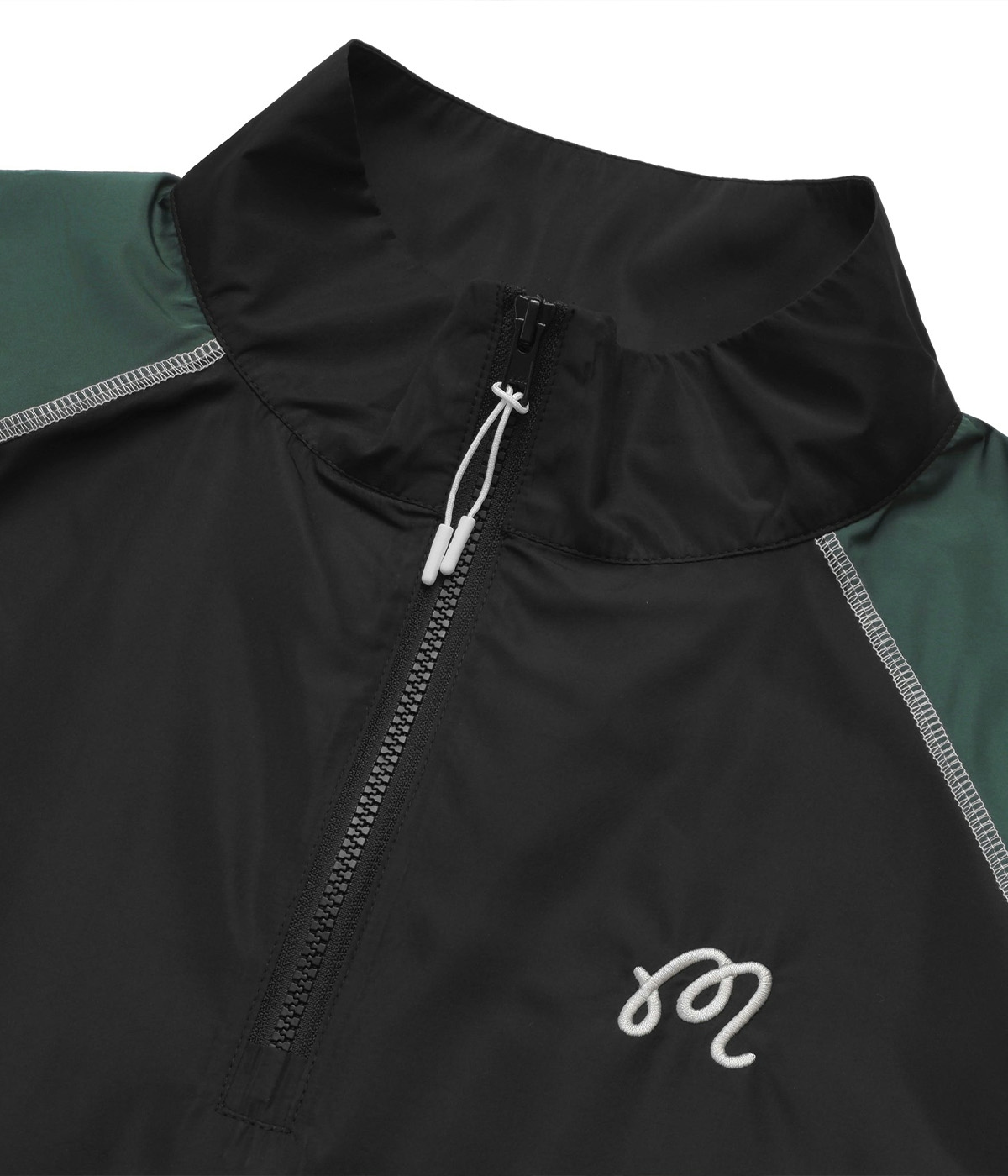 Malbon Golf Windshirt Wyatt Bistro Green/Onyx 3