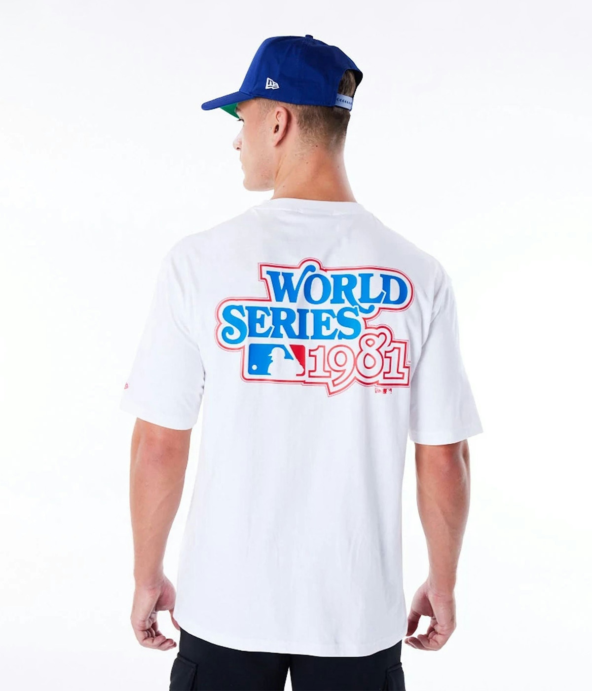 New Era T-shirt Mlb World Series Os Los Angeles Dodgers White