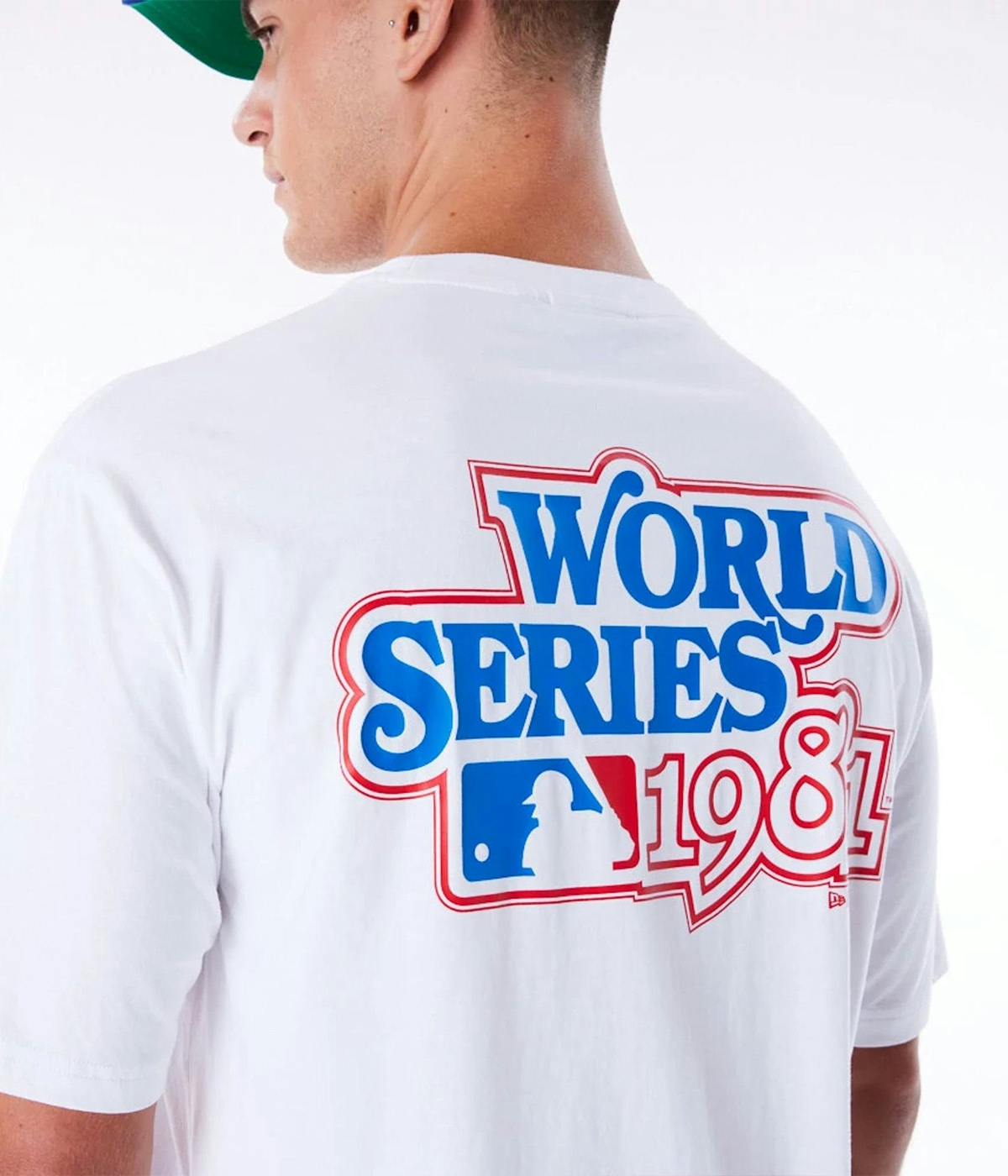 New Era T-shirt Mlb World Series Os Los Angeles Dodgers White 4