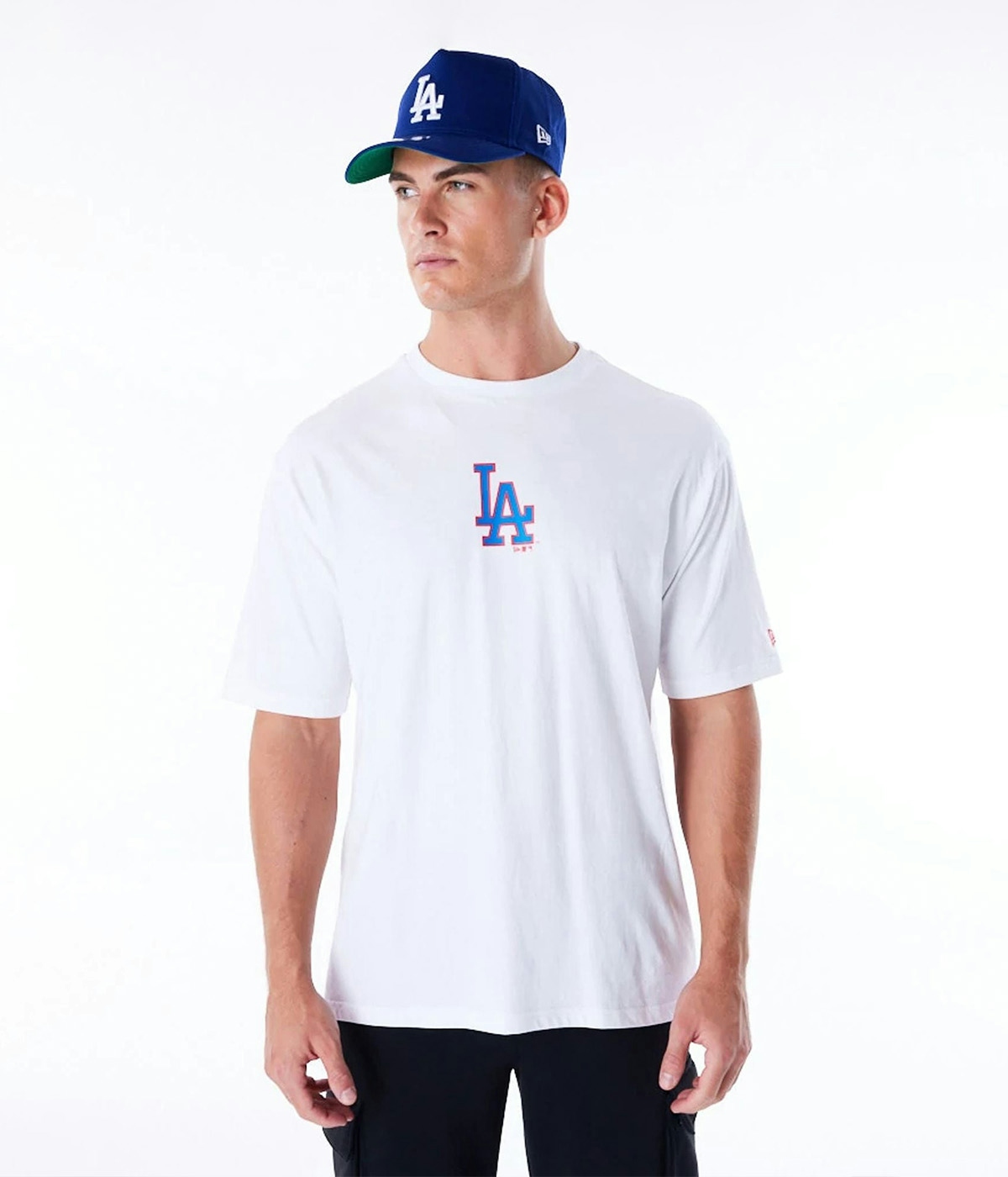 New Era T-shirt Mlb World Series Os Los Angeles Dodgers White 1