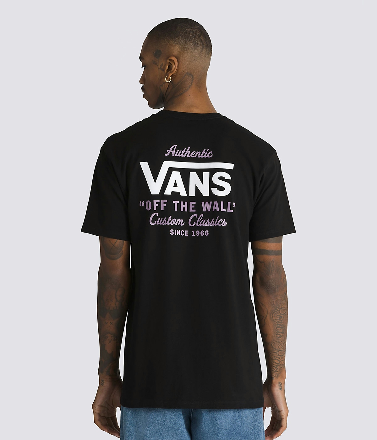 Vans T-Shirt Mn Holder St Classic Black/Lavendel 1