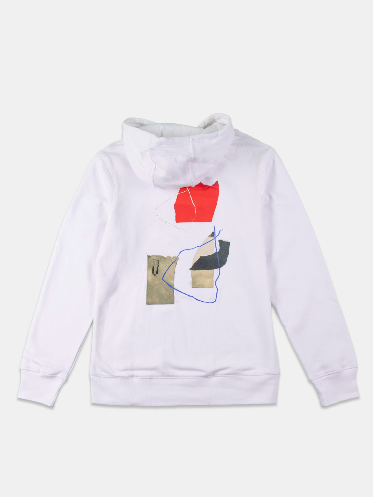 Poetic Collective Hoodie Collage White 2