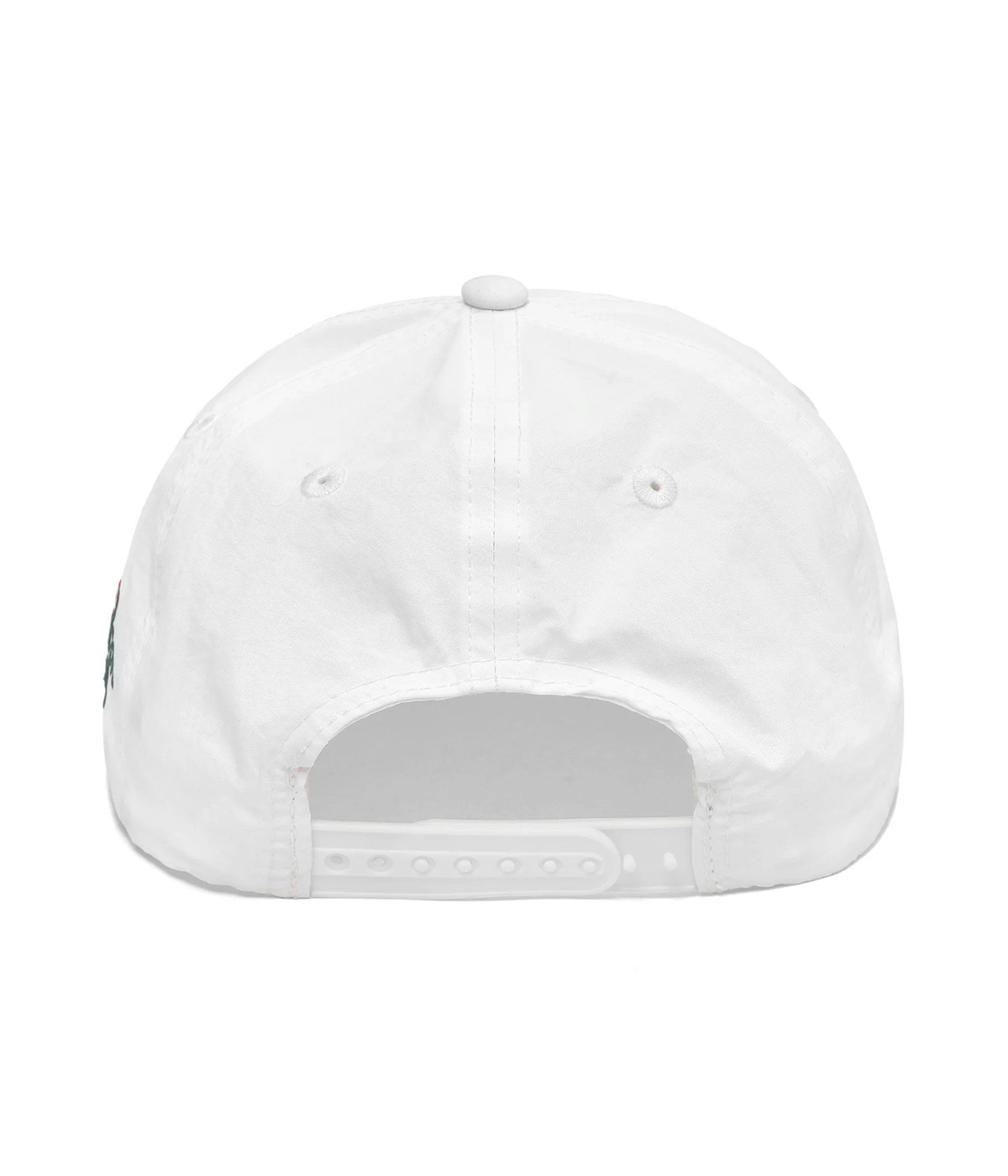 Malbon Golf Hat Pimento Nylon Rope White 3