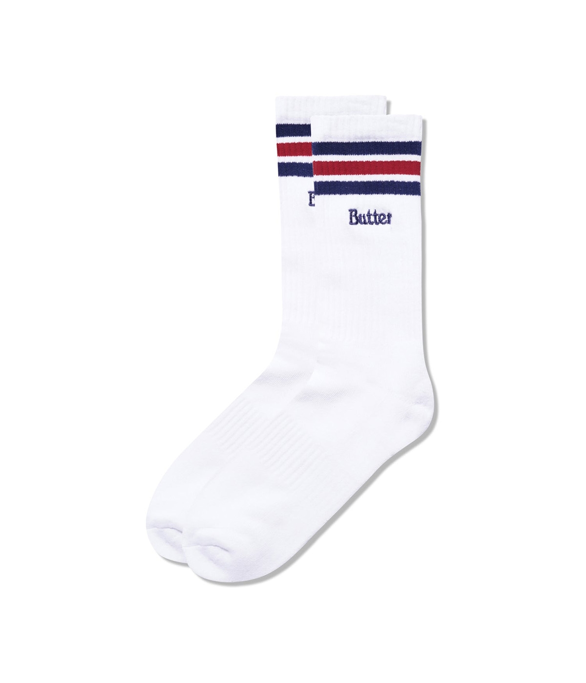 Butter Goods Socks Stripe White 1