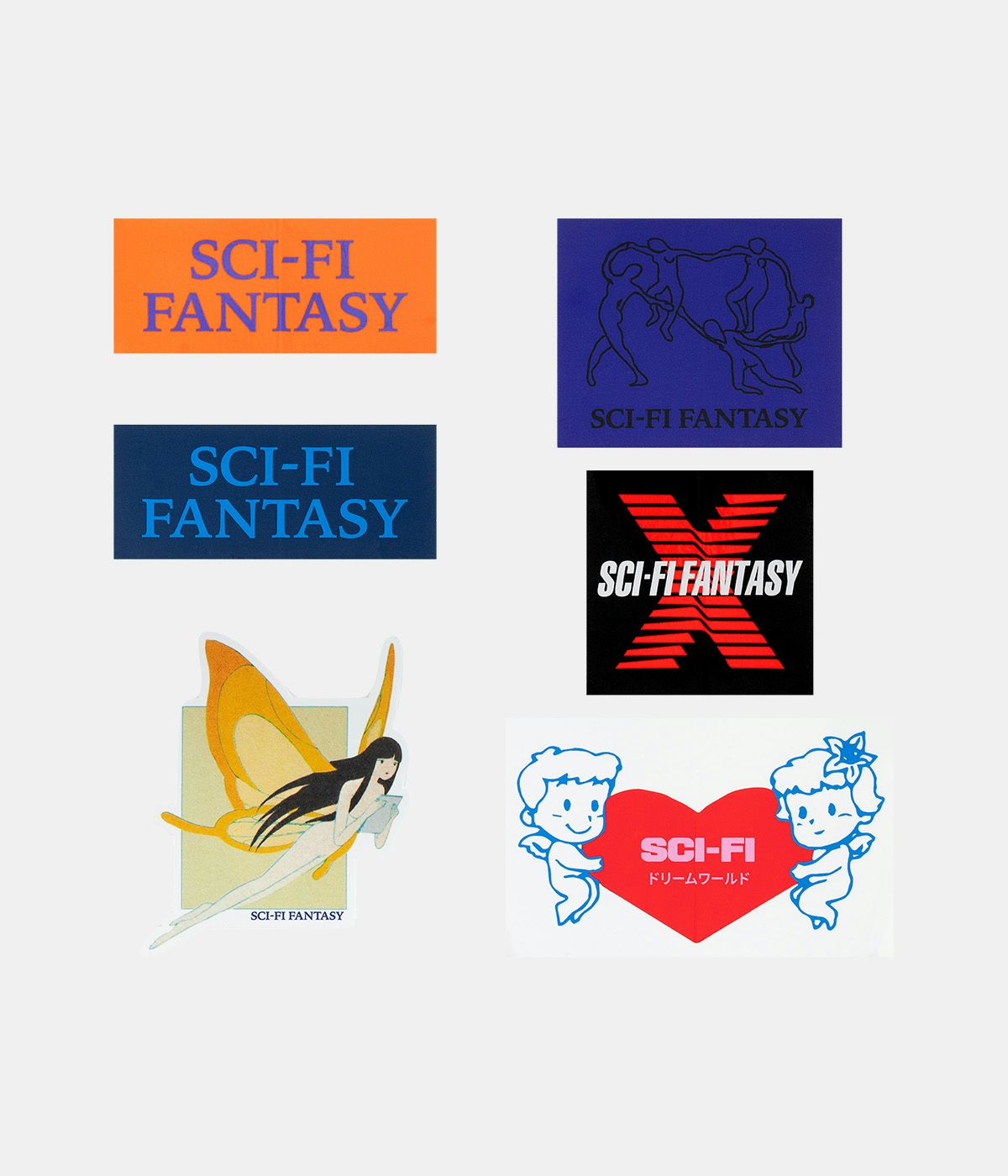 Sci-Fi Fantasy Sticker Pack Multi 2