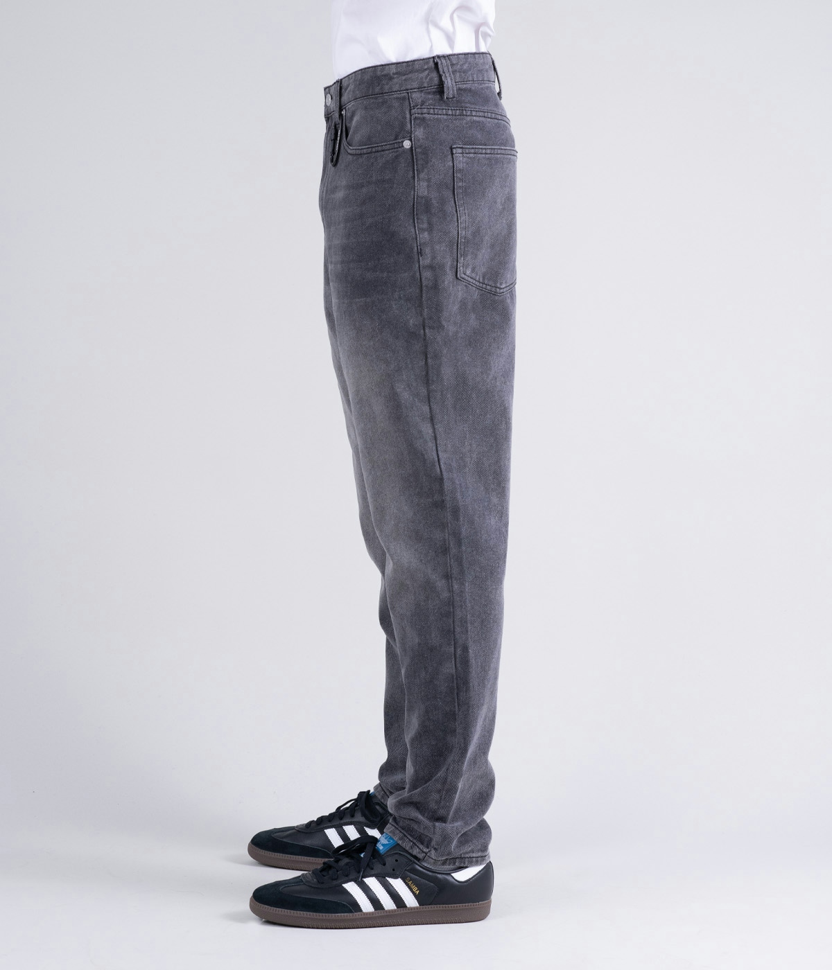 Gizmo Jeans Gizmo Tapered Washed Black Grey 3