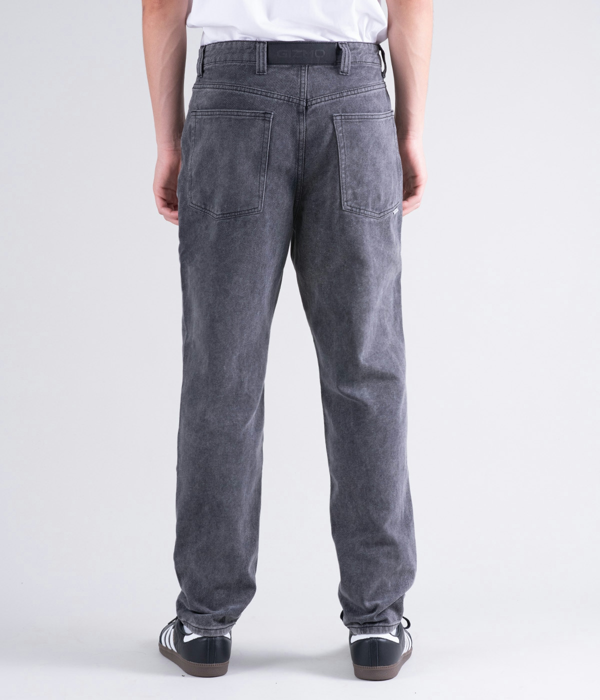 Gizmo Jeans Gizmo Tapered Washed Black Grey 2