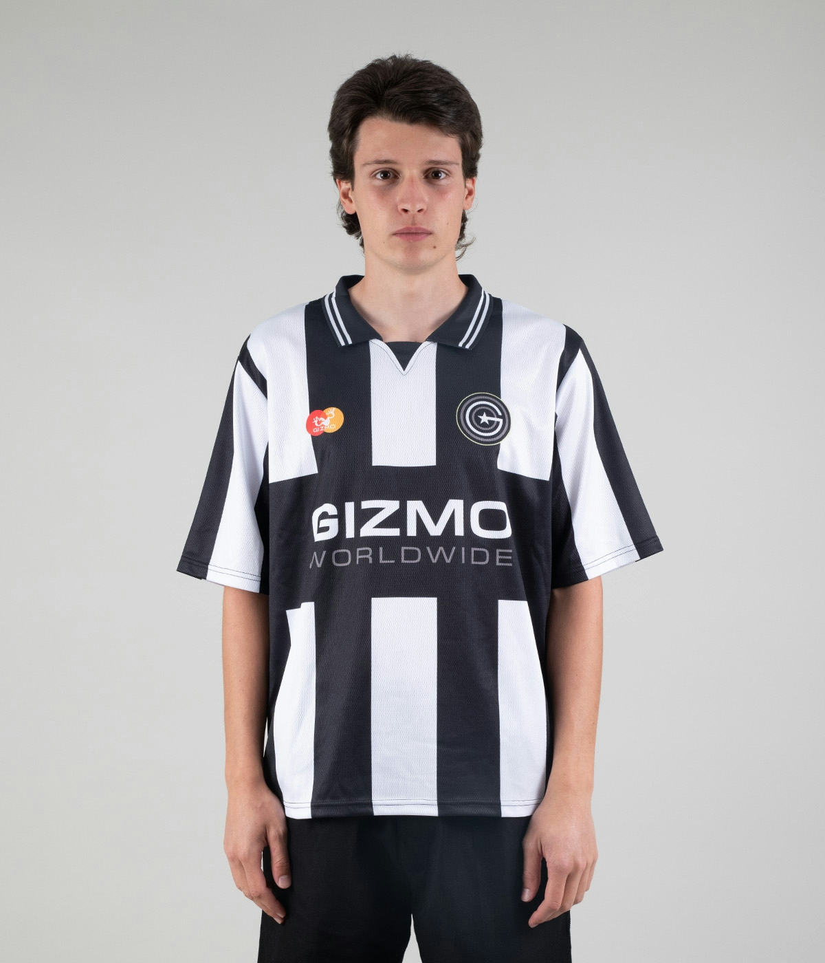 Gizmo Gizmo Soccer Jersey Striped Black 3