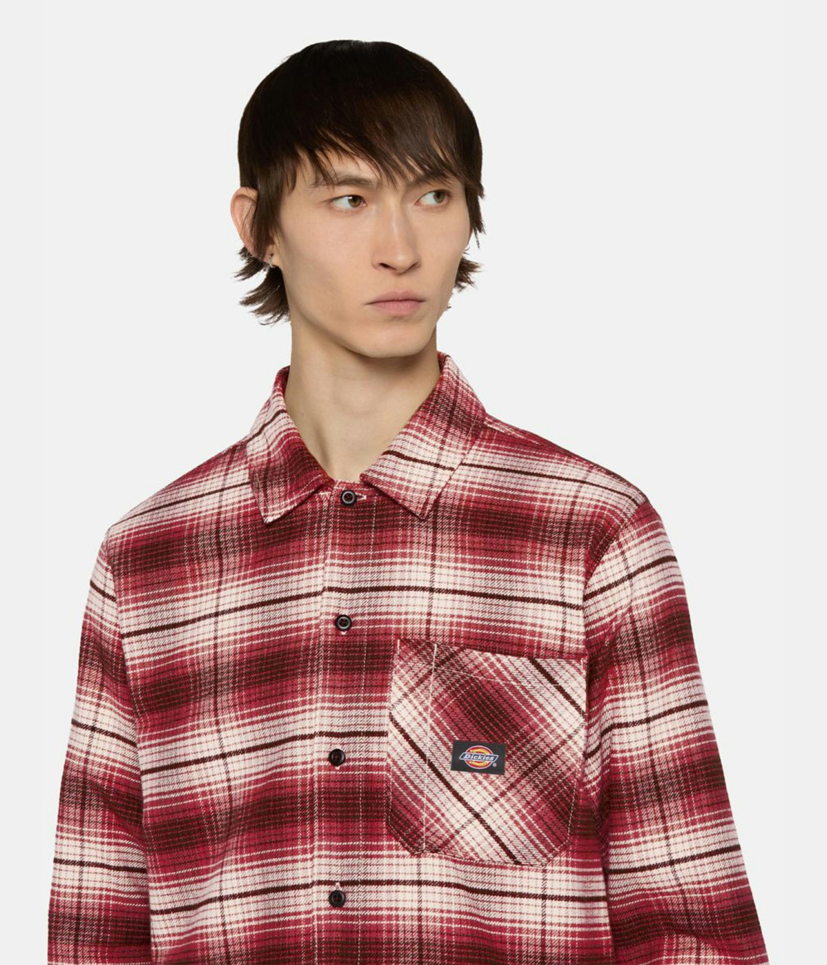 Dickies Shirt Forest Check Red Ochre 5