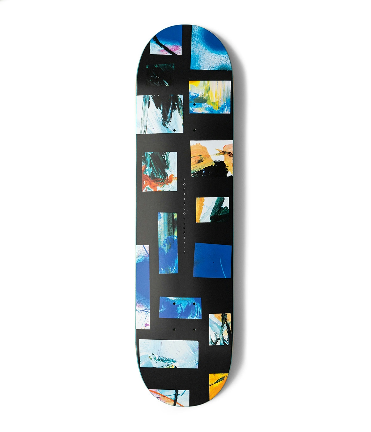 Poetic Collective Skateboard Abstract Squares 8.25" Multicolor