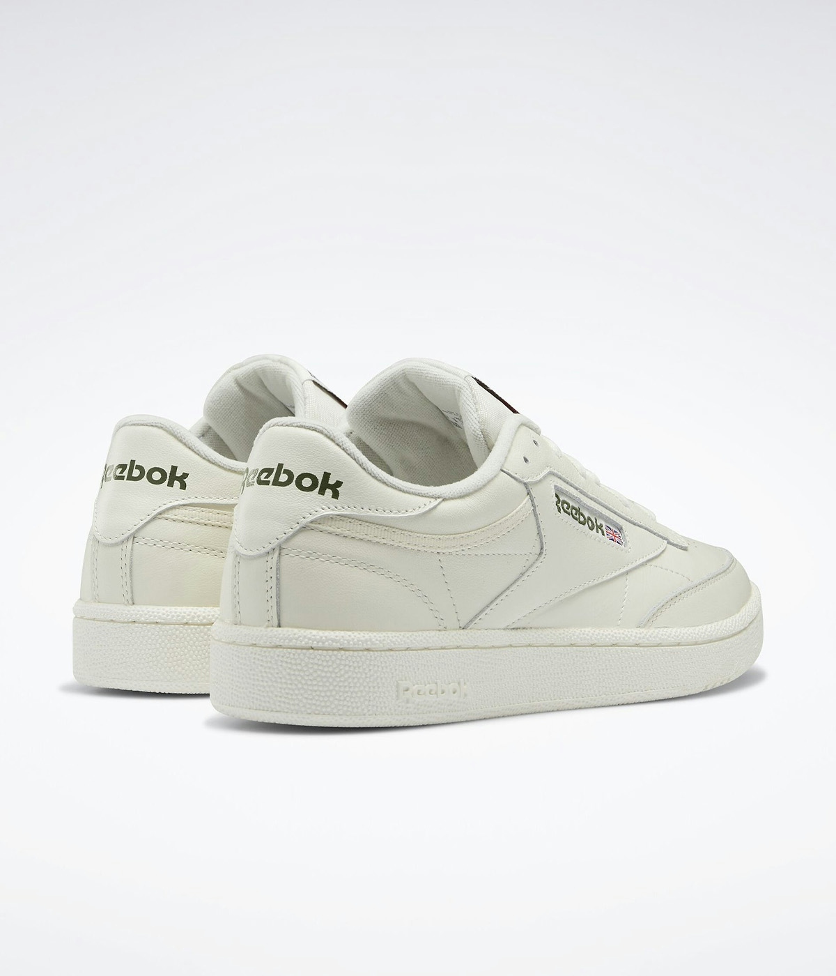 Reebok Skor CLUB C 85 CHALK/CHALK/HUNGRN 2