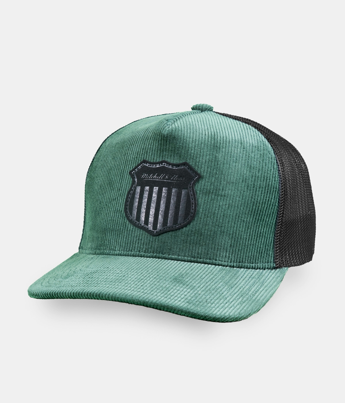 Mitchell & Ness Cap Cord Shield Trucker - Own Brand Bottle Green/Black