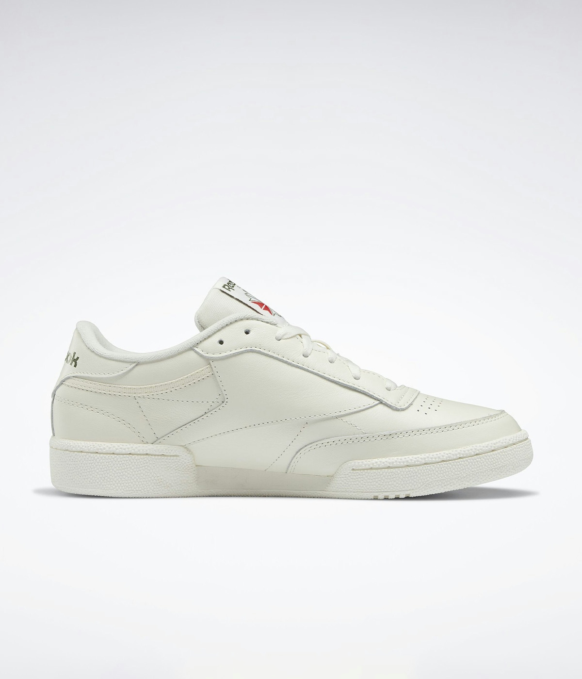 Reebok Sko CLUB C 85 CHALK/CHALK/HUNGRN 4